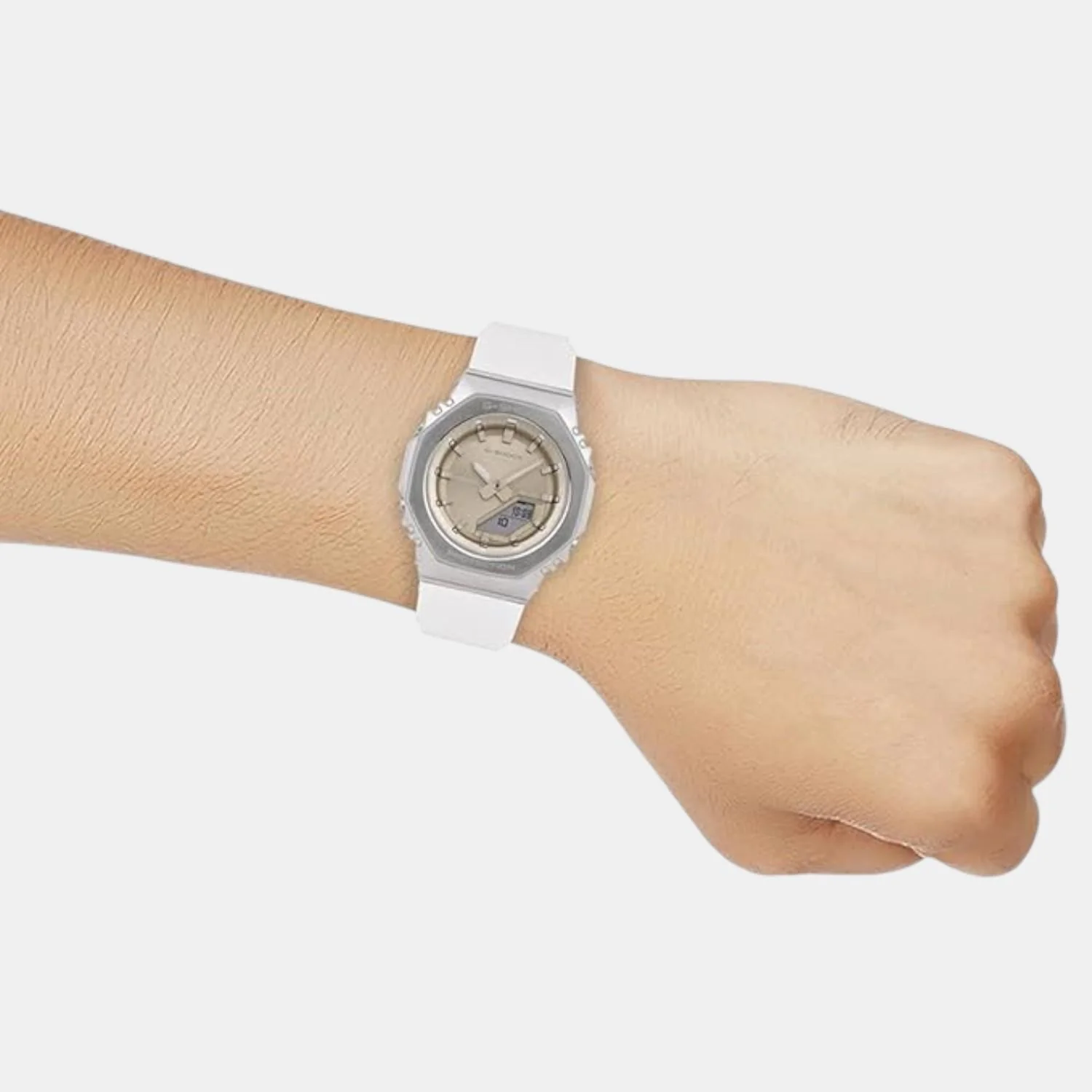 G-Shock Women Quartz Gold Dial Analog-Digital Resin Watch G1657 - Image 6
