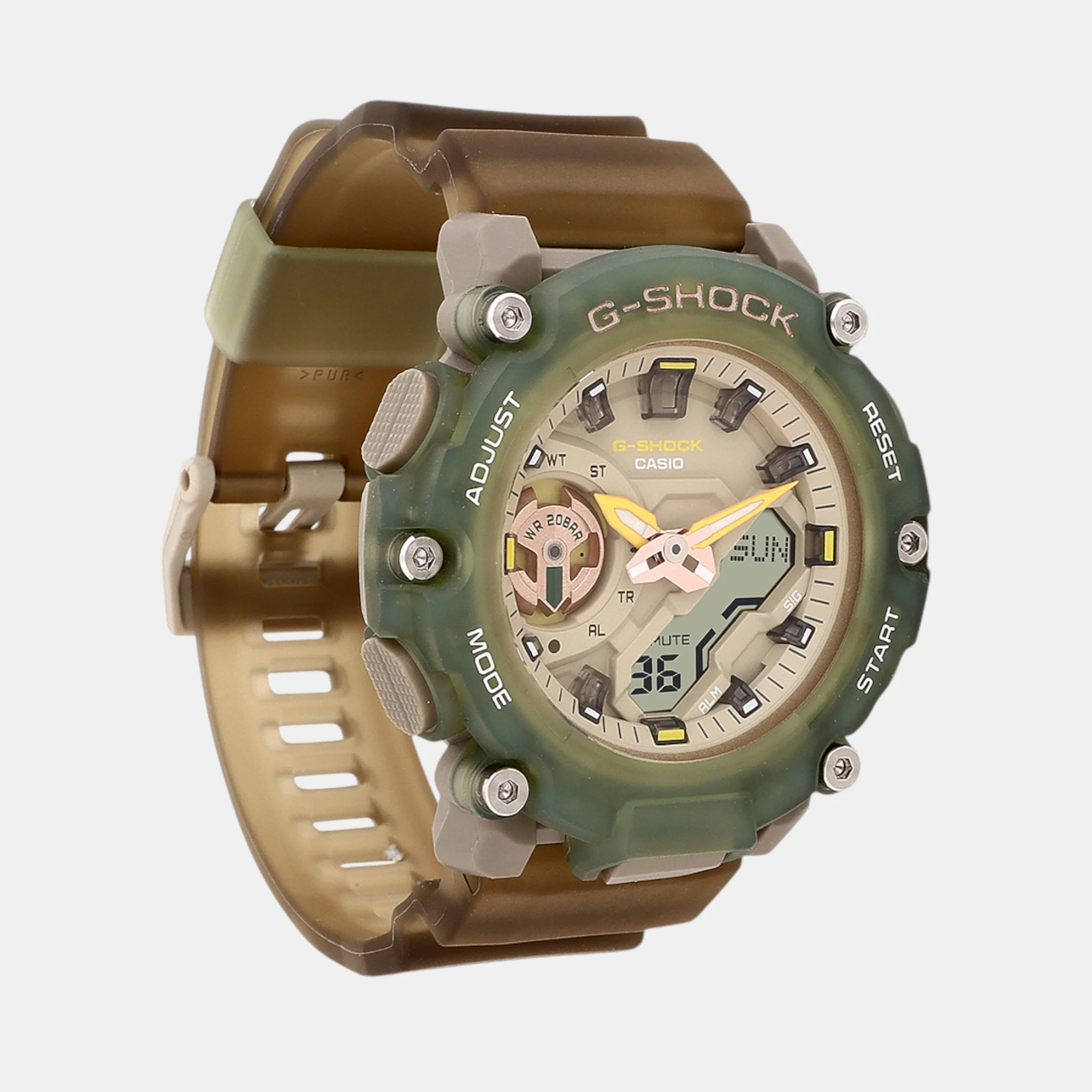 G-Shock Women Quartz Beige Dial Analog-Digital Resin Watch G1421 - Image 3