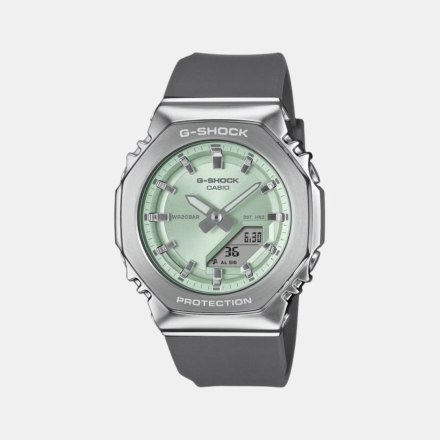 G-Shock Women Quartz Green Dial Analog-Digital Resin Watch G1625