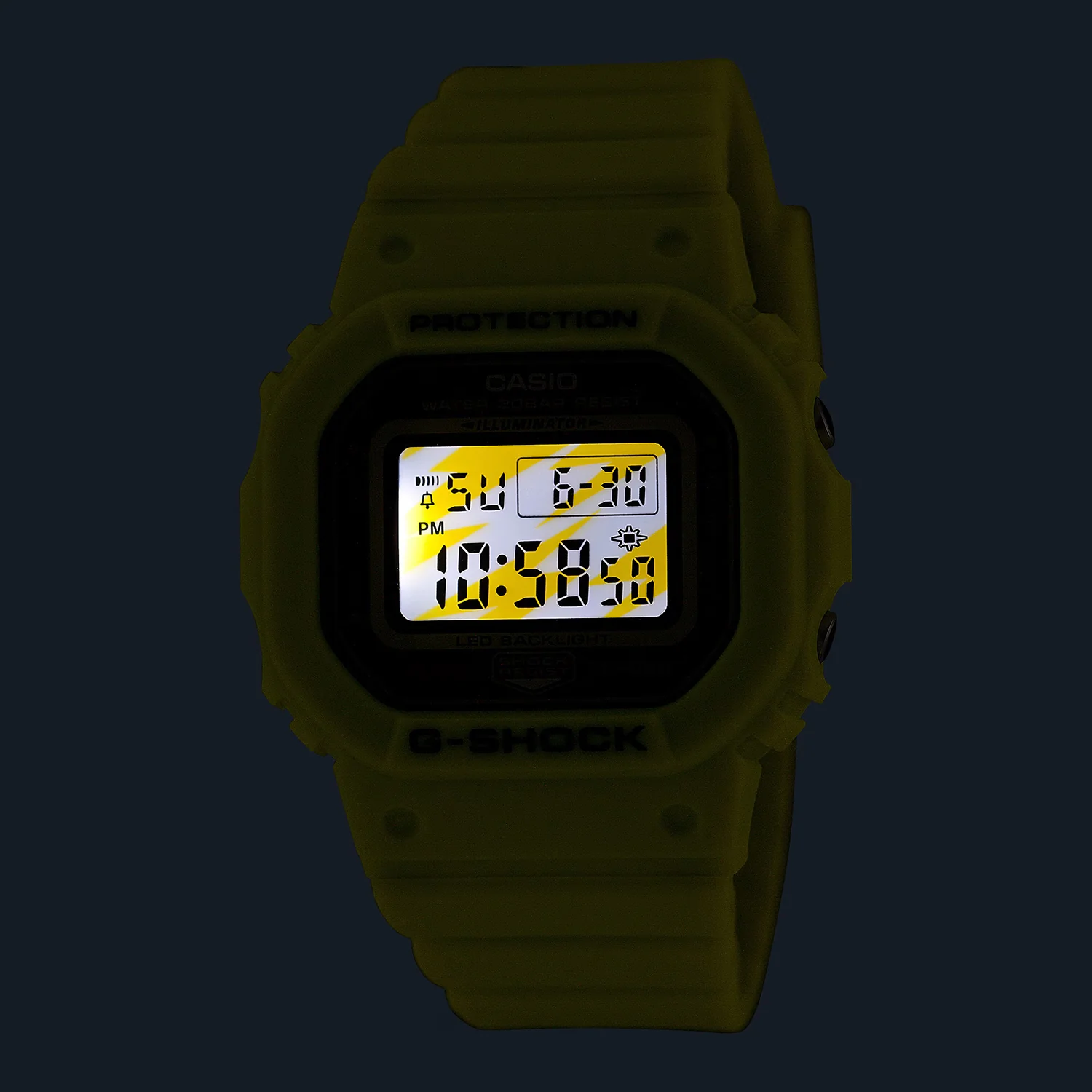G-Shock Women Quartz Green Dial Digital Resin Watch G1584 - Image 2
