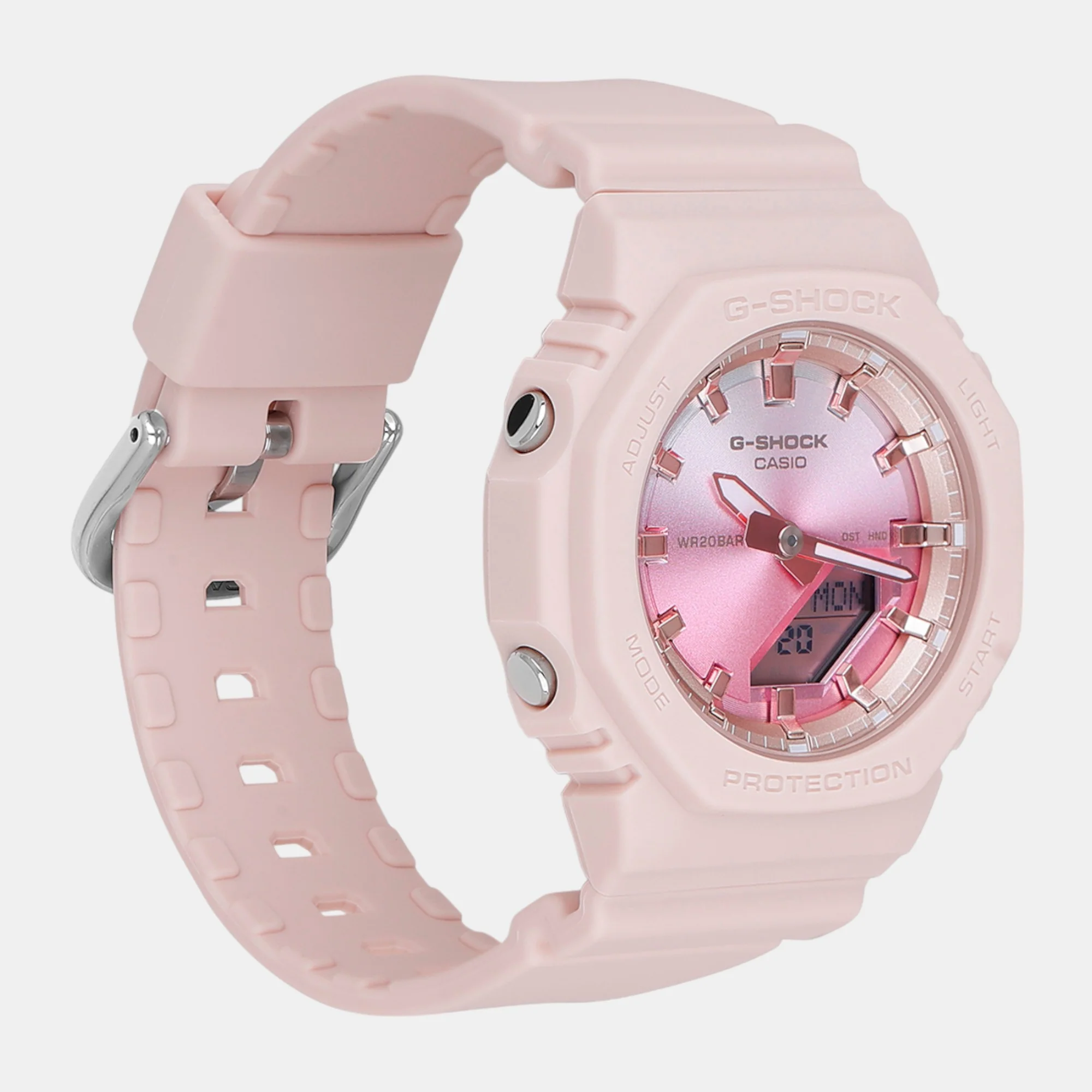 G-Shock Women Quartz Pink Dial Analog-Digital Resin Watch G1559 - Image 3