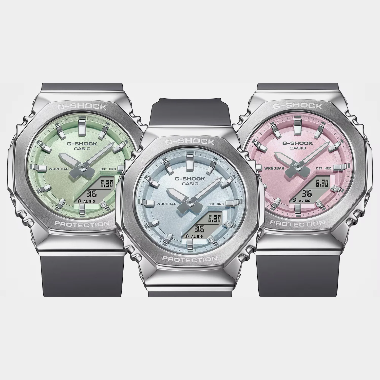G-Shock Women Quartz Pink Dial Analog-Digital Resin Watch G1626 - Image 6