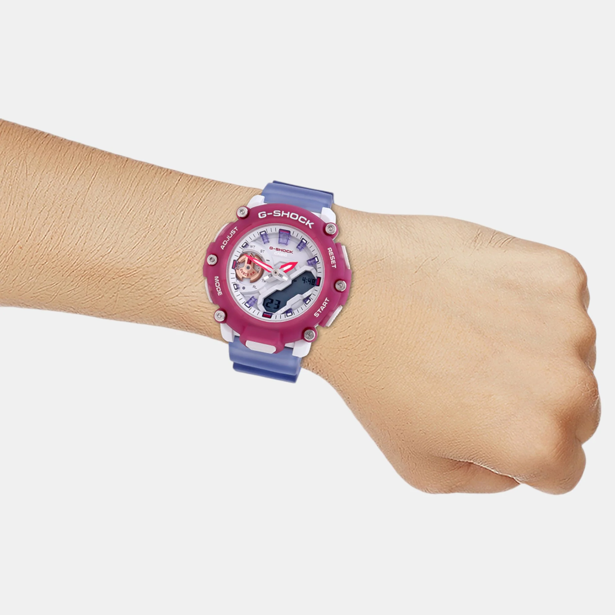 G-Shock Women Quartz Purple Dial Analog-Digital Resin Watch G1423 - Image 8