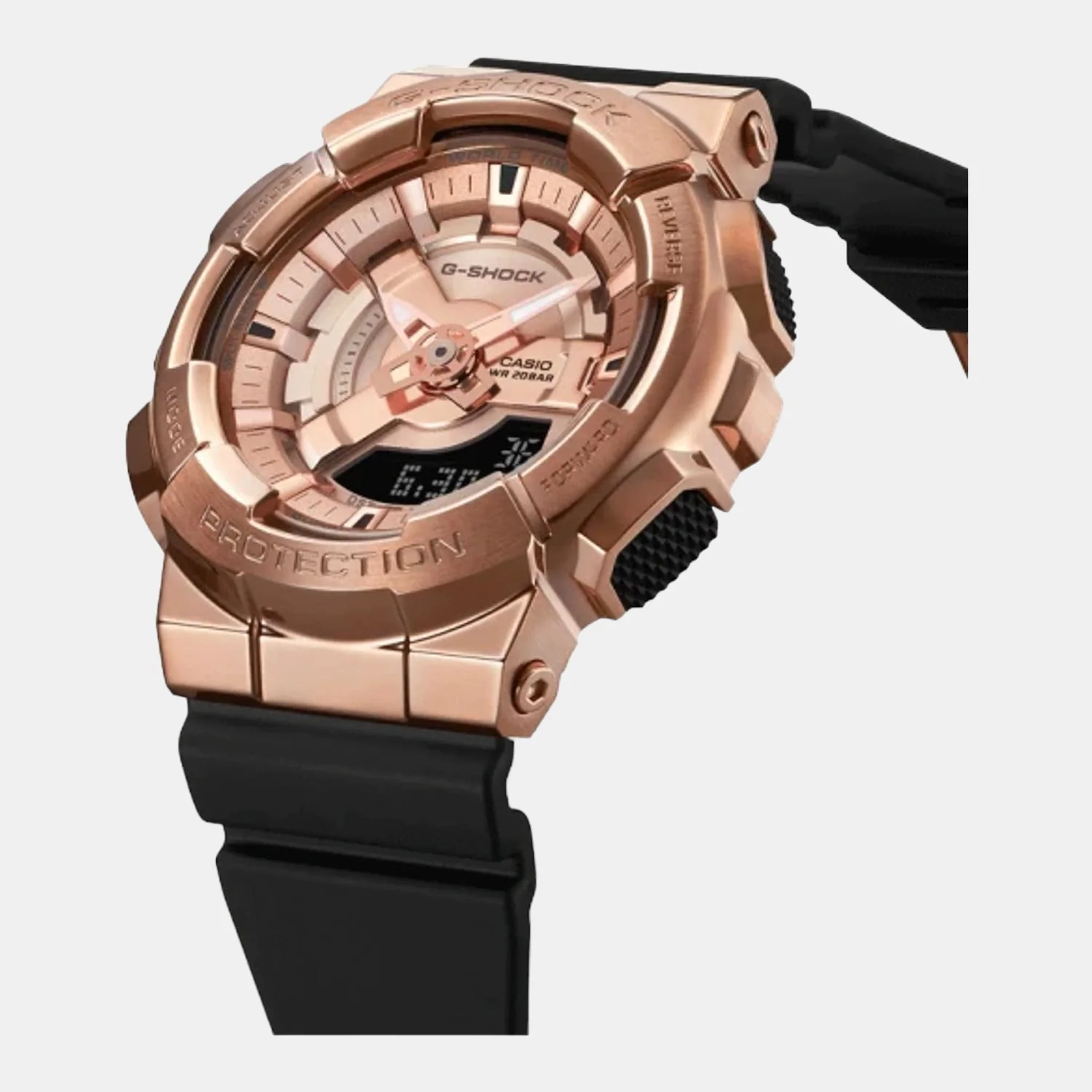G-Shock Women Quartz Rose Gold Dial Analog-Digital Resin Watch G1315 - Image 6