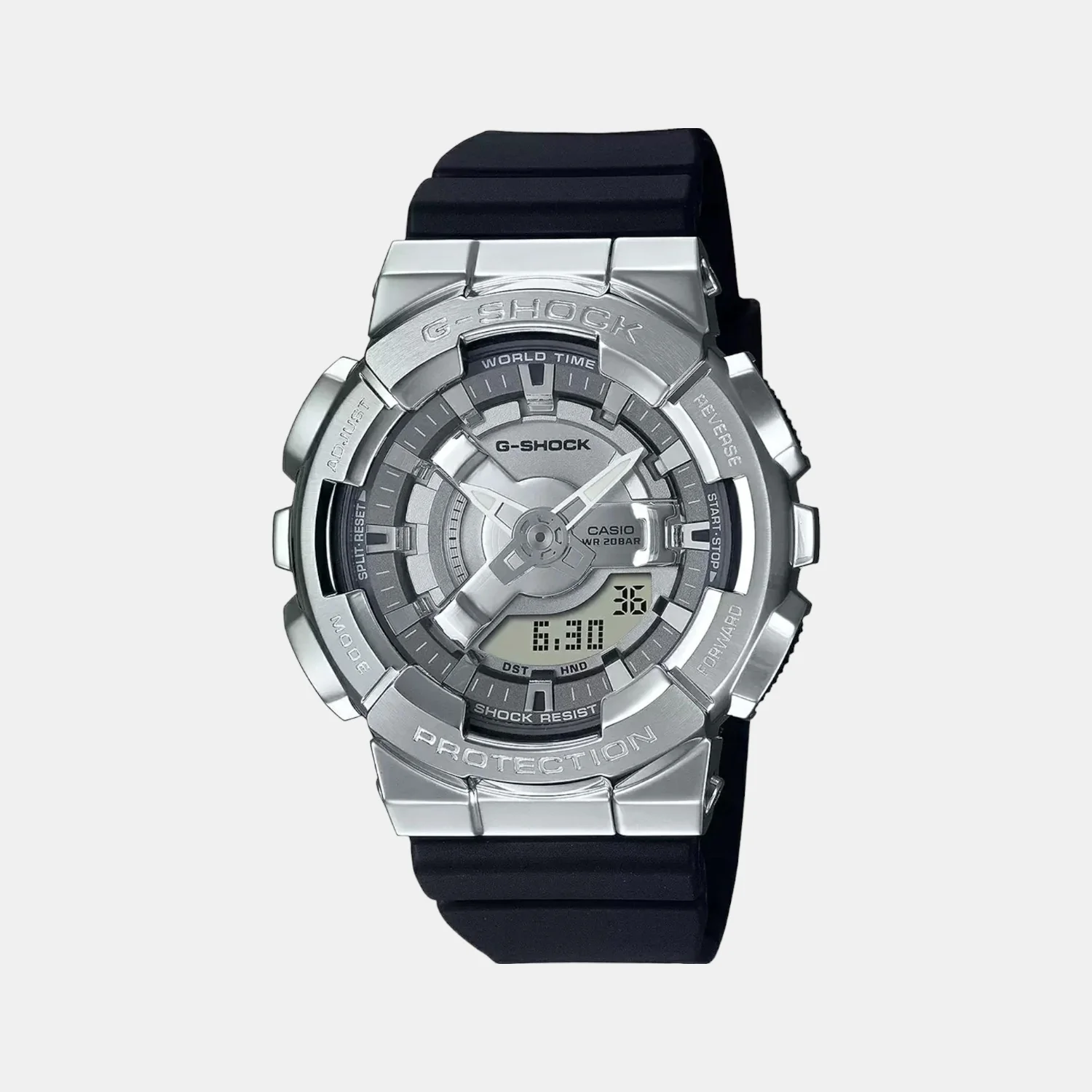 G-Shock Women Quartz Silver Dial Analog-Digital Resin Watch G1314 - Image 2