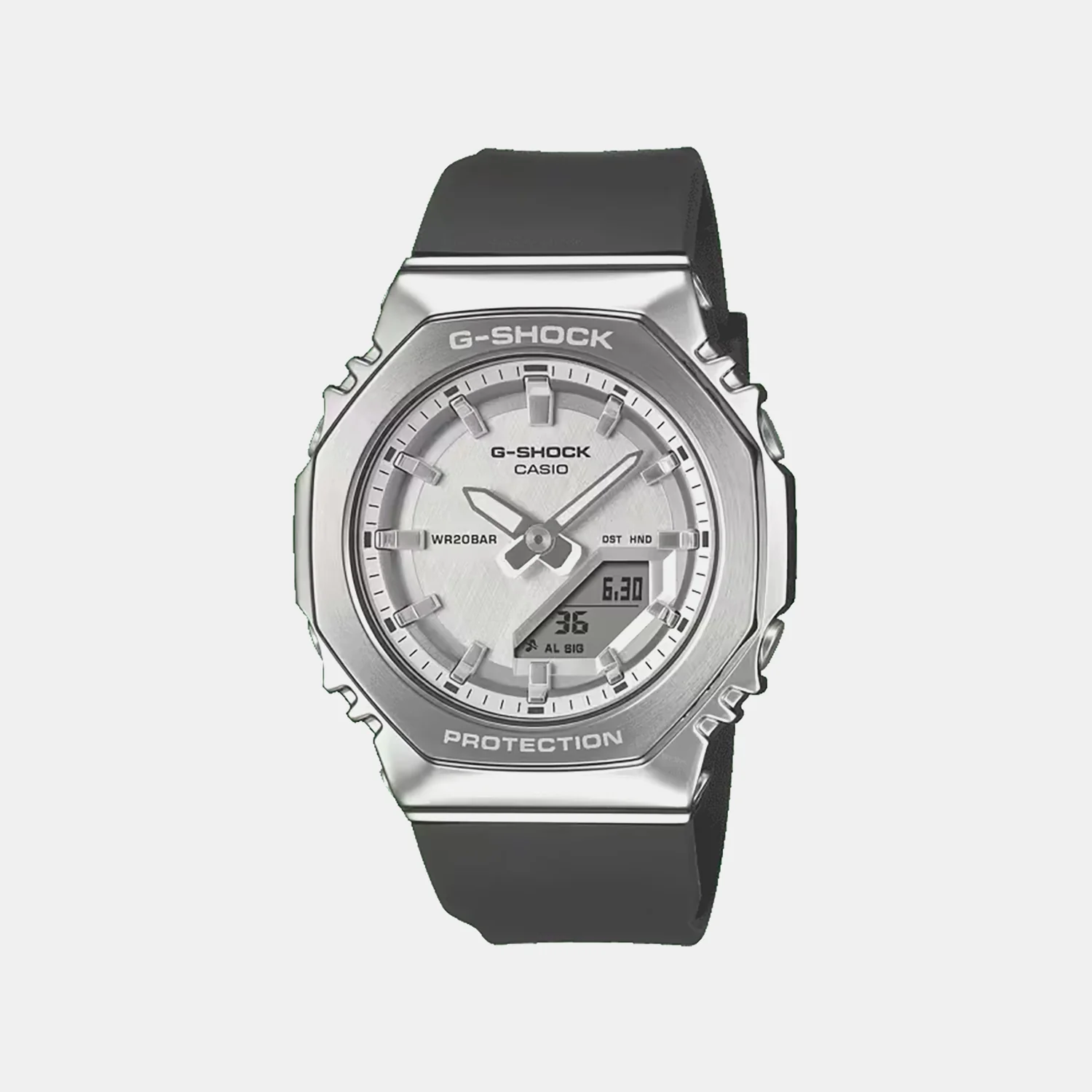 G-shock Women Quartz Silver Dial Analog-Digital Resin Watch G1782