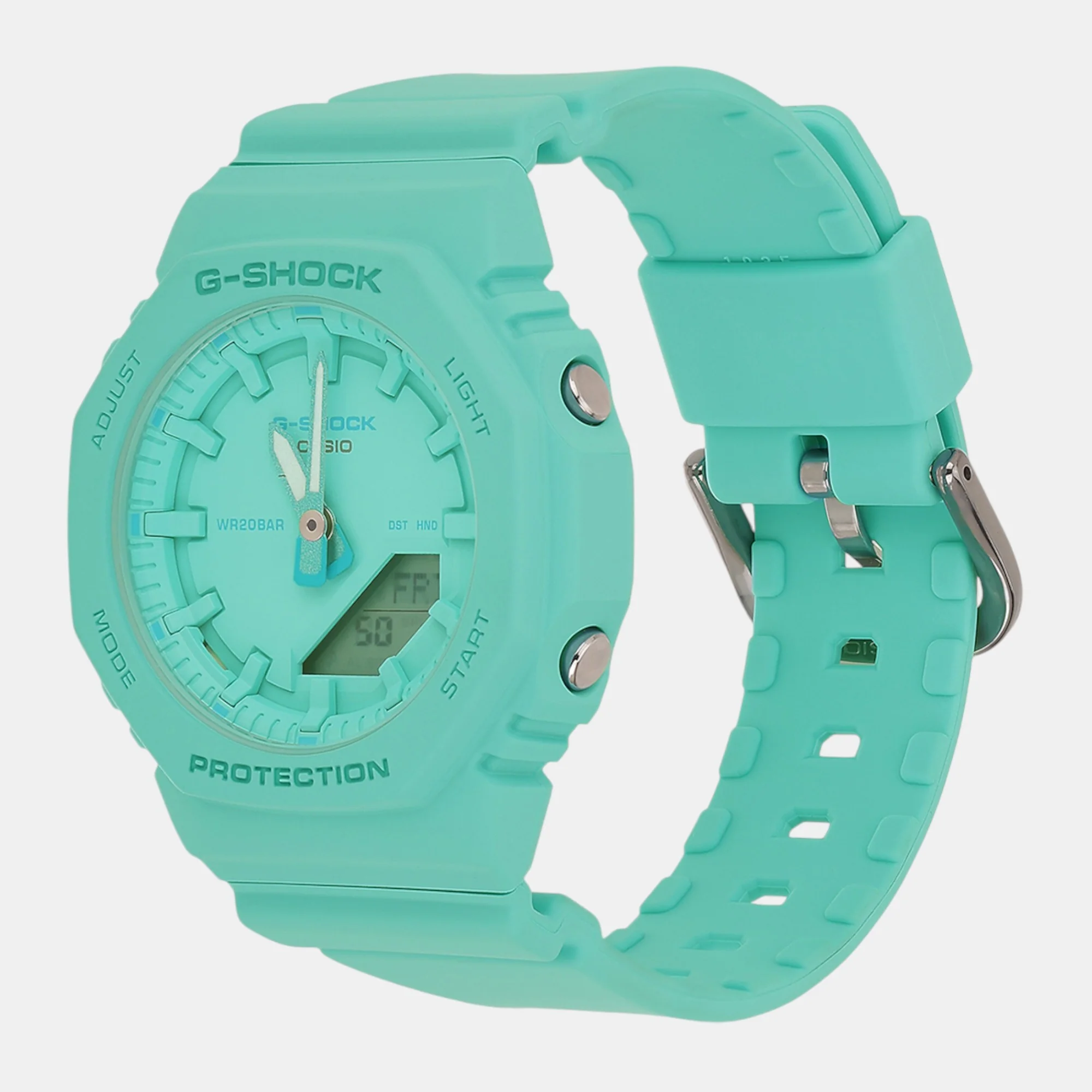 G-Shock Women Quartz Turquoise Blue Dial Analog-Digital Resin Watch G1531 - Image 3