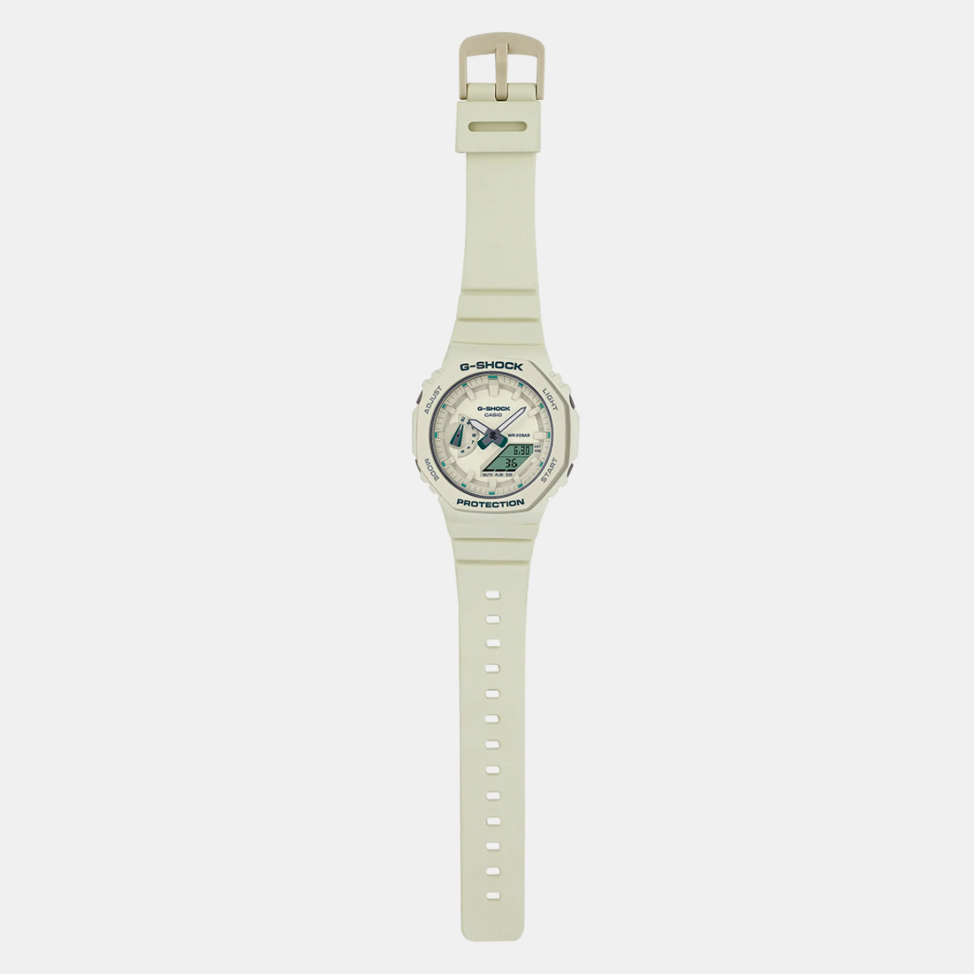 G-Shock Women Quartz White Dial Analog-Digital Resin Watch G1377 - Image 5