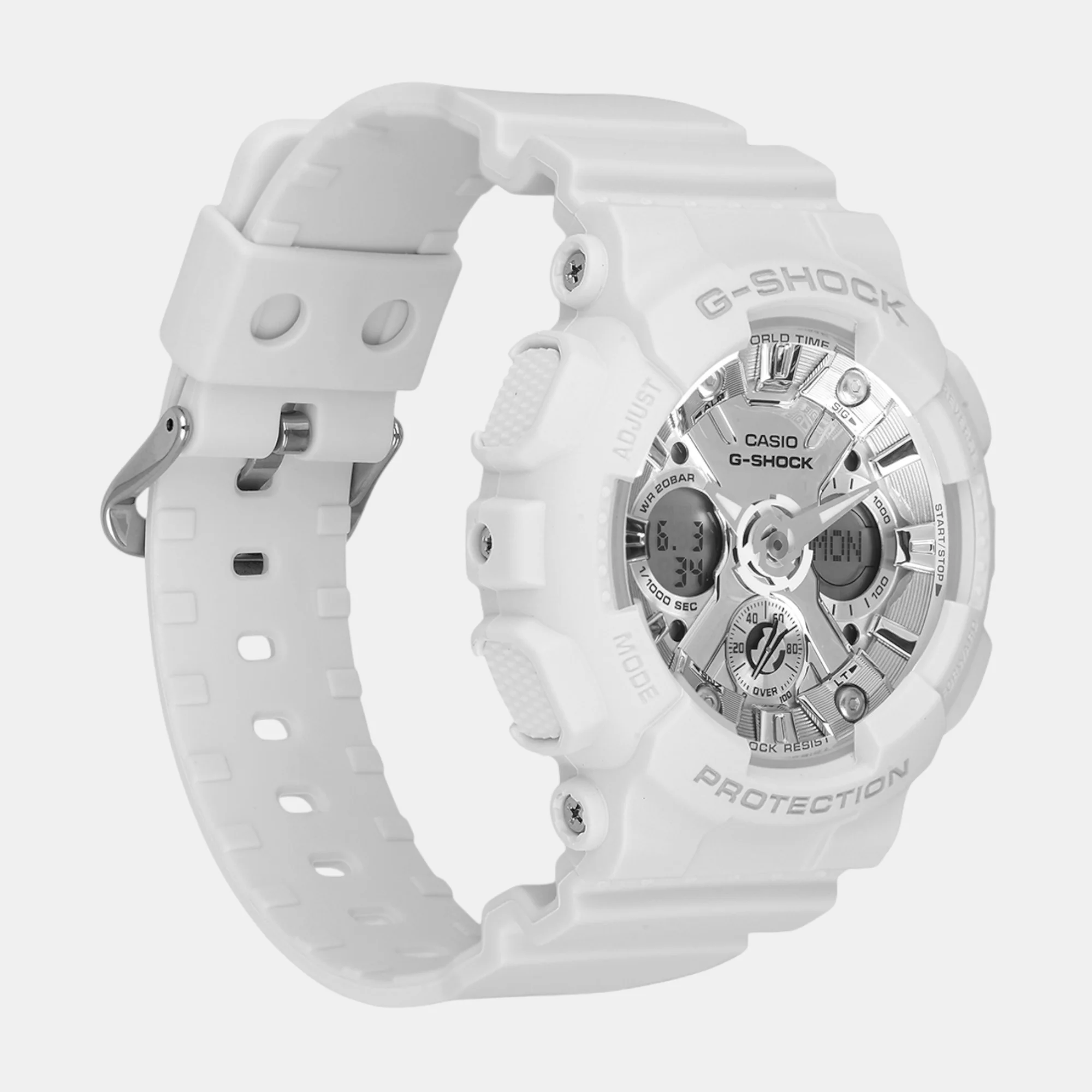 G-Shock Women Quartz White Dial Analog-Digital Resin Watch G1561 - Image 2