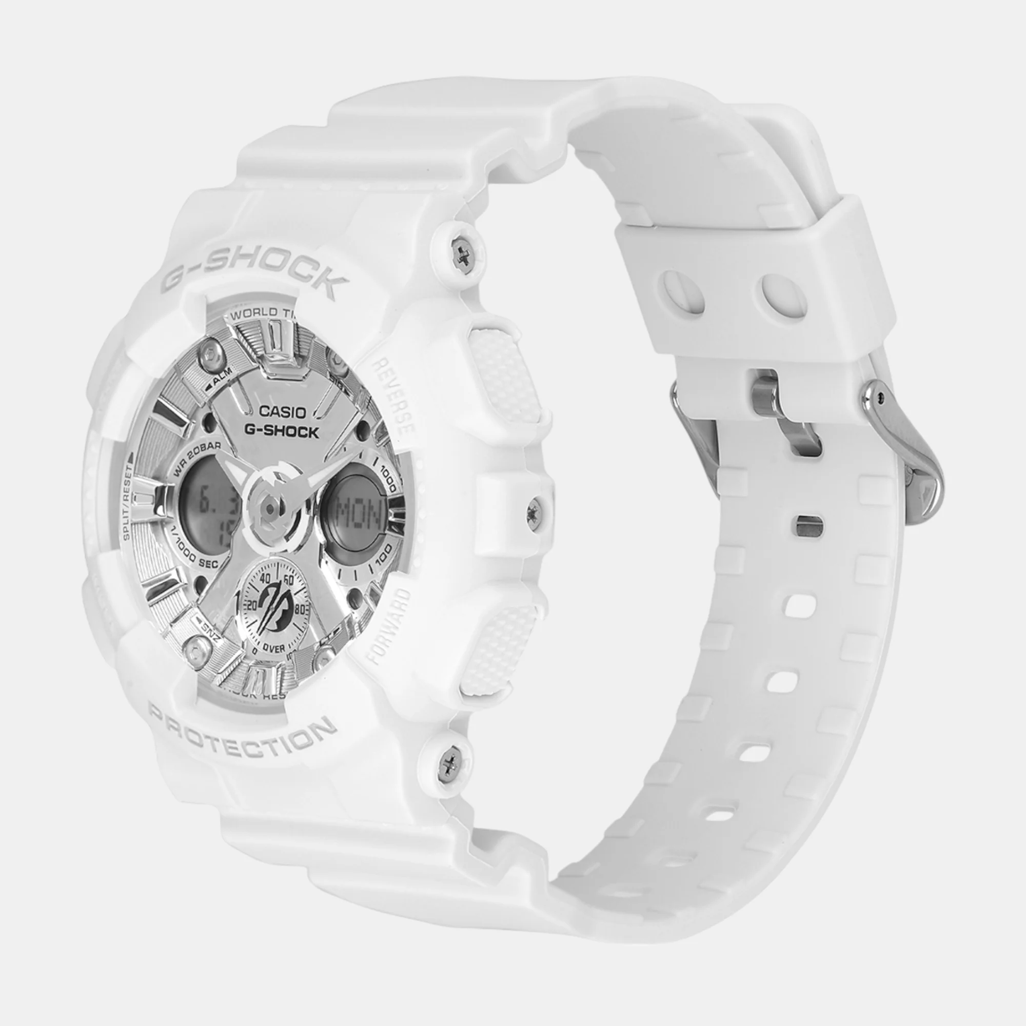 G-Shock Women Quartz White Dial Analog-Digital Resin Watch G1561 - Image 3
