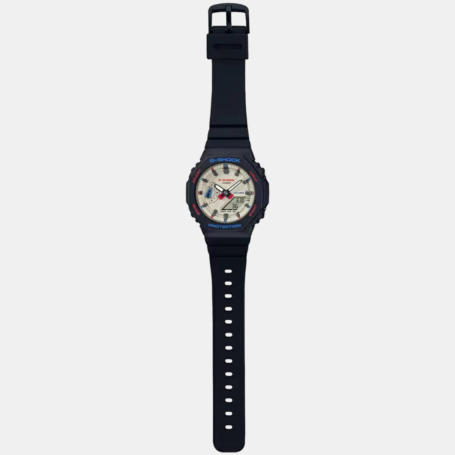 G-Shock Women Quartz White Dial Analog-Digital Stainless Steel Watch G1186 - Image 5