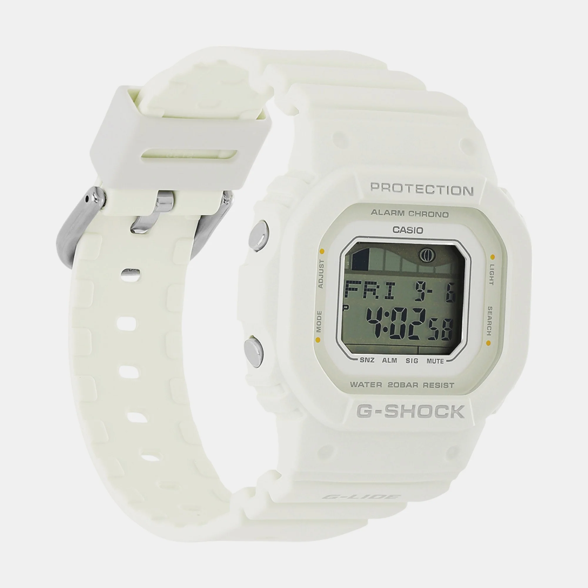 G-Shock Women Quartz White Dial Digital Resin Watch G1573 - Image 5