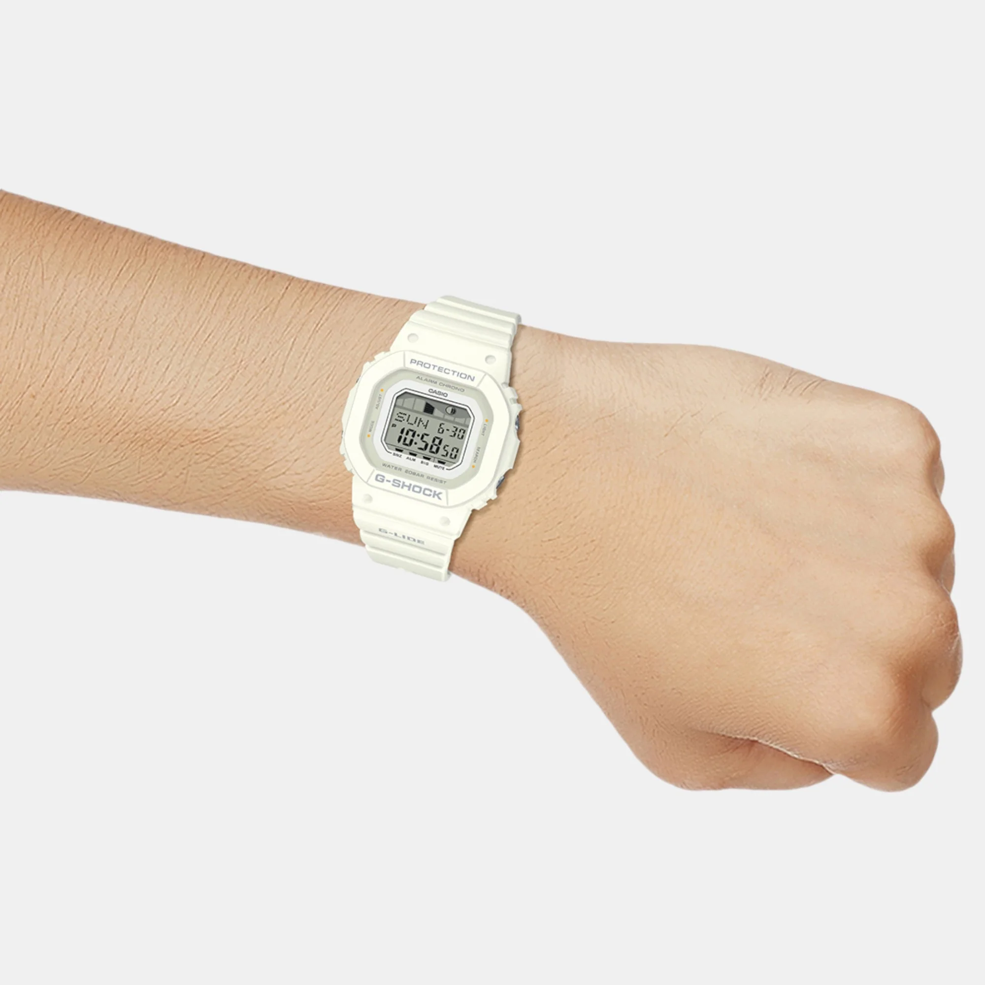 G-Shock Women Quartz White Dial Digital Resin Watch G1573 - Image 8