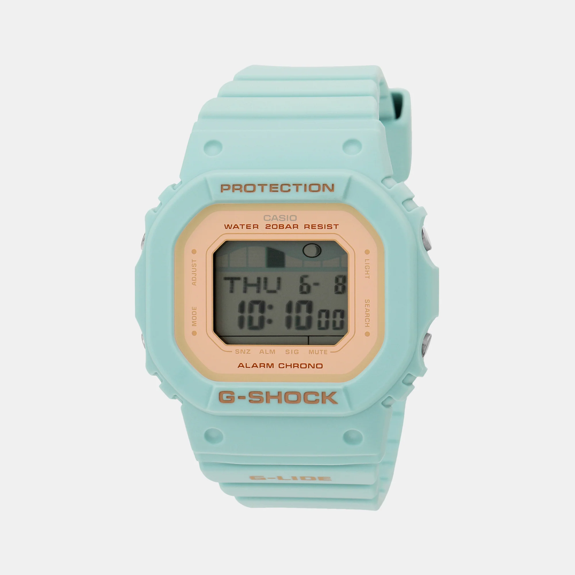 G-Shock Women Women Quartz Rose Gold Dial Digital Resin Watch G1397