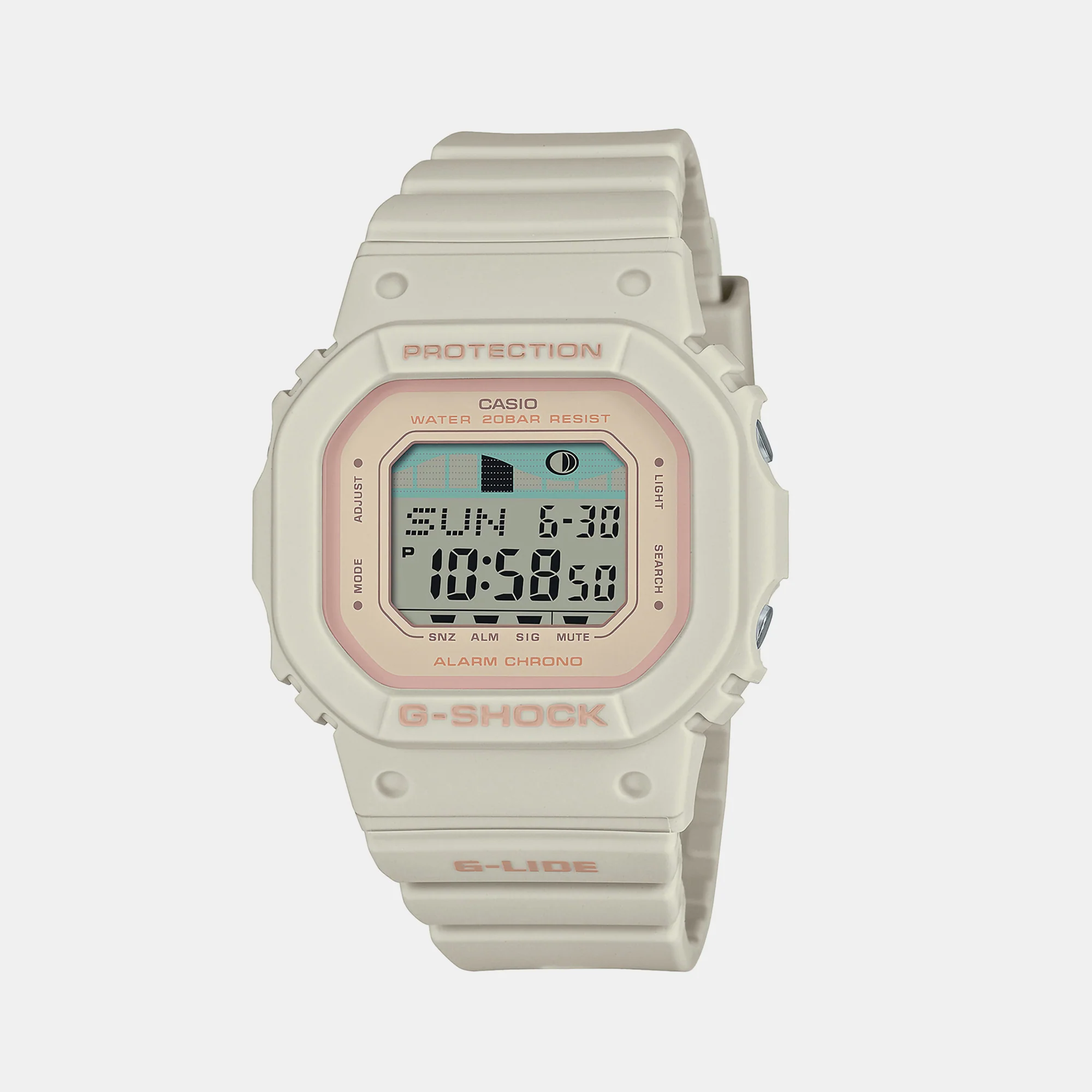 G-Shock Women Women Quartz Rose Gold Dial Digital Resin Watch G1399