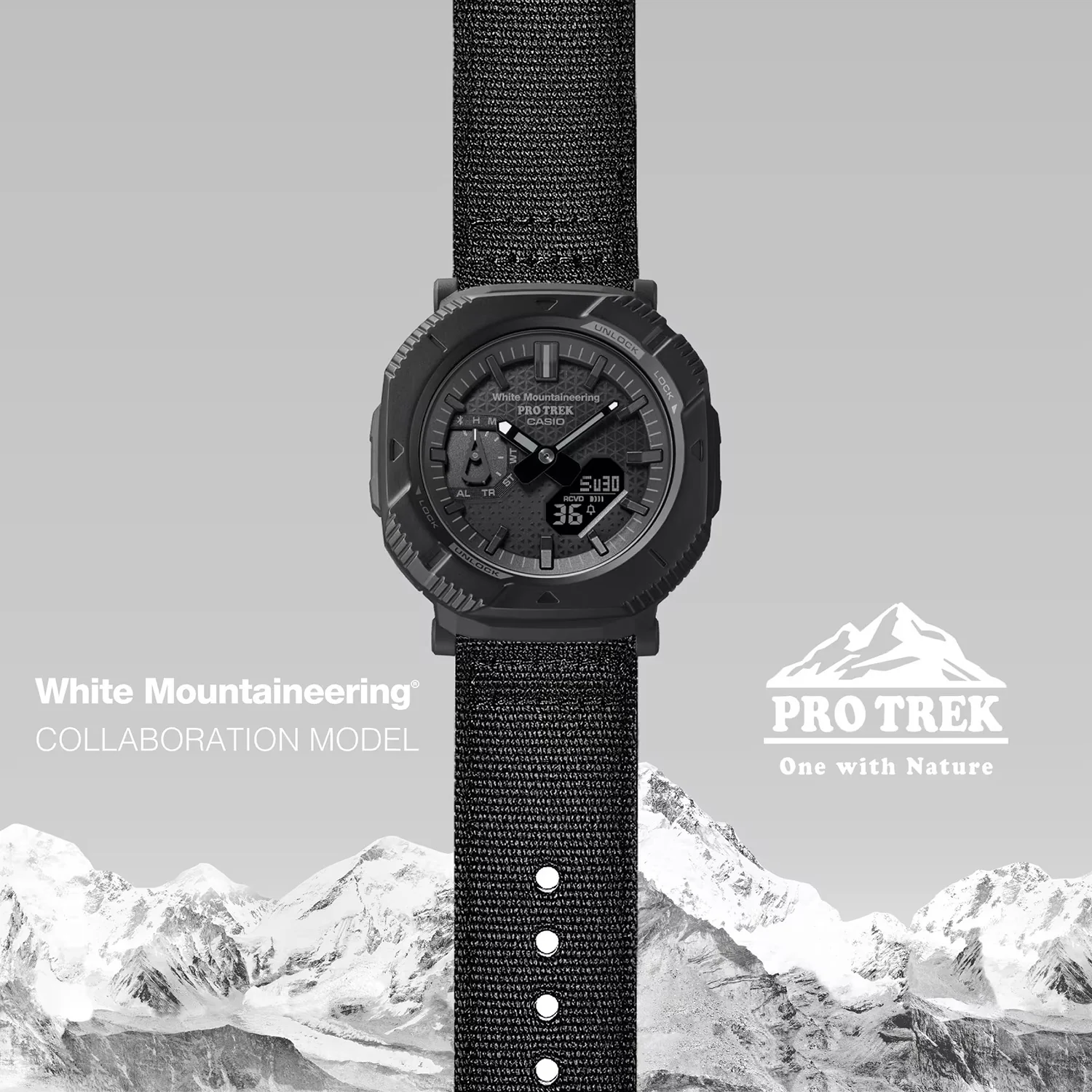 Protrek Men Quartz Black Dial Analog-Digital Resin Watch SL127 - Image 6