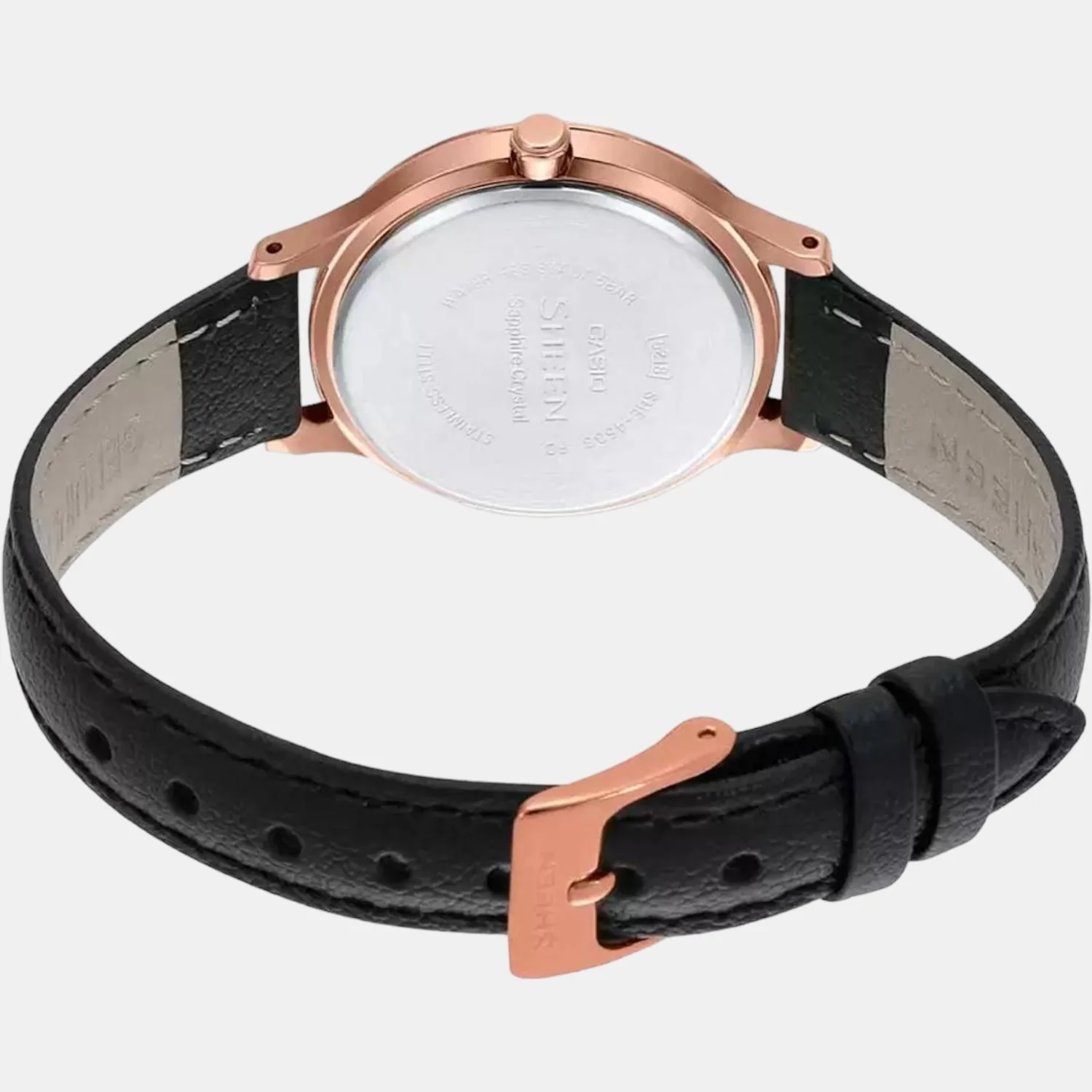 Sheen Women Quartz Black Dial Analog Leather Watch SH207 - Image 5