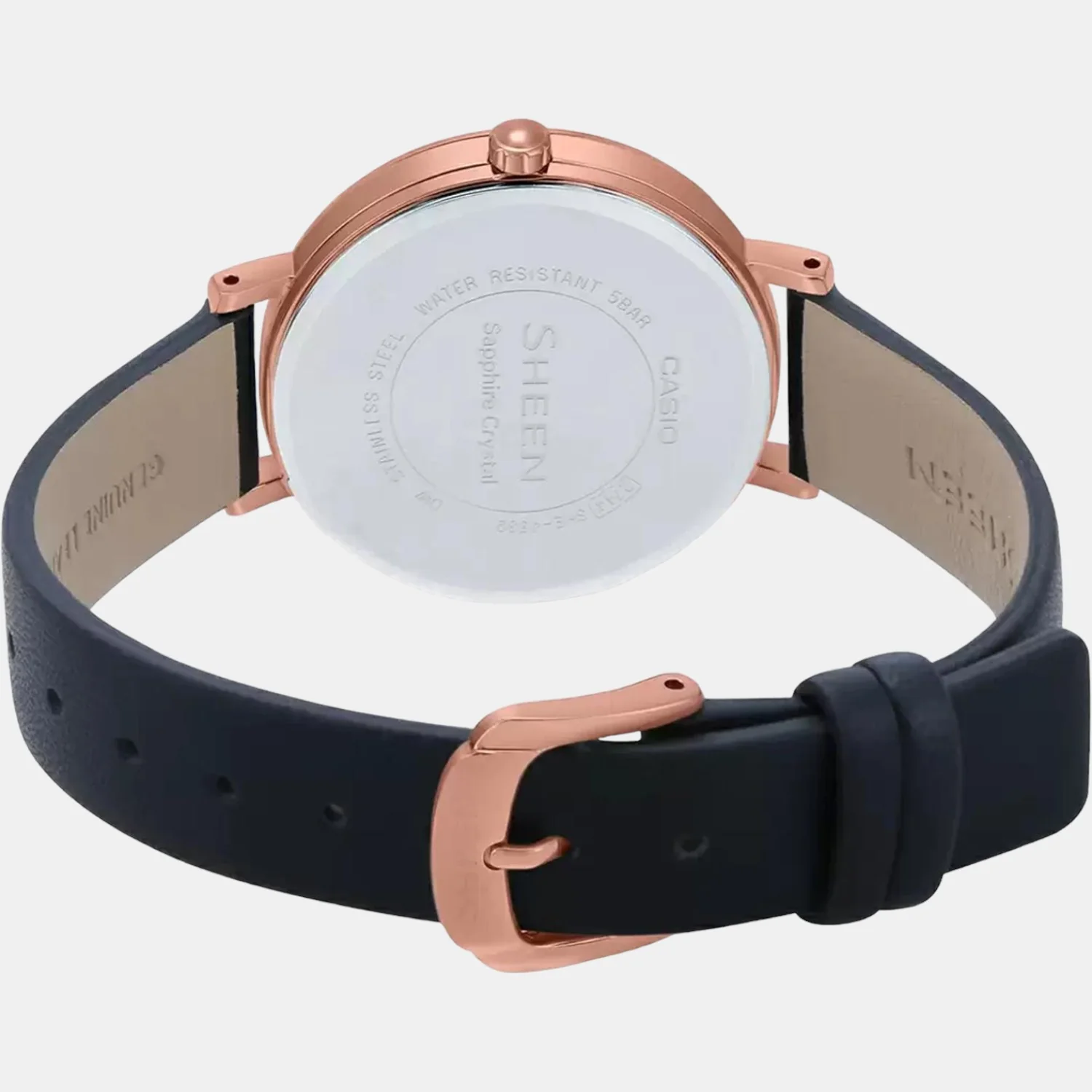 Sheen Women Quartz Black Dial Analog Leather Watch SX274 - Image 5