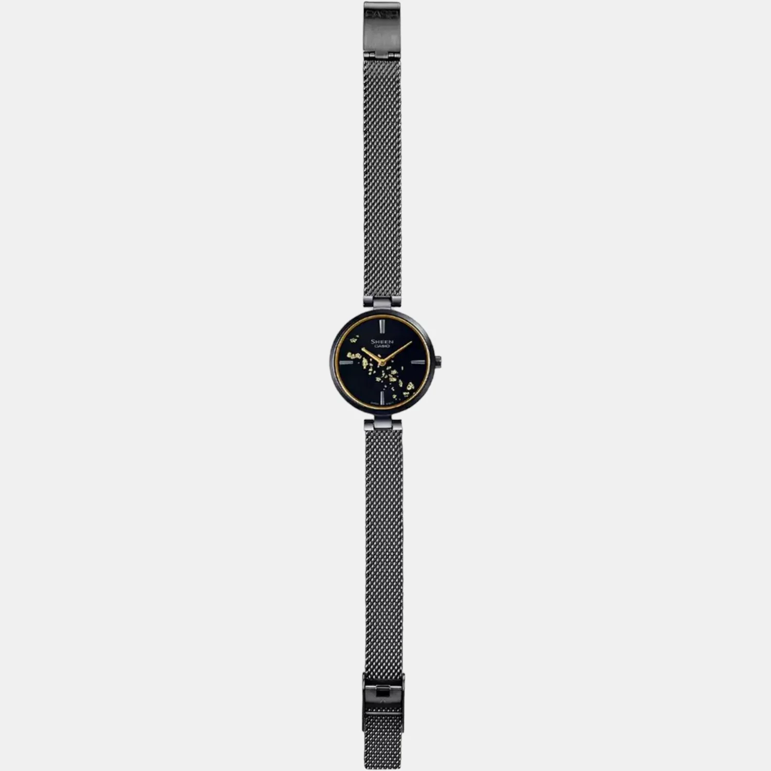 Sheen Women Quartz Black Dial Analog Mesh Watch SH242 - Image 6