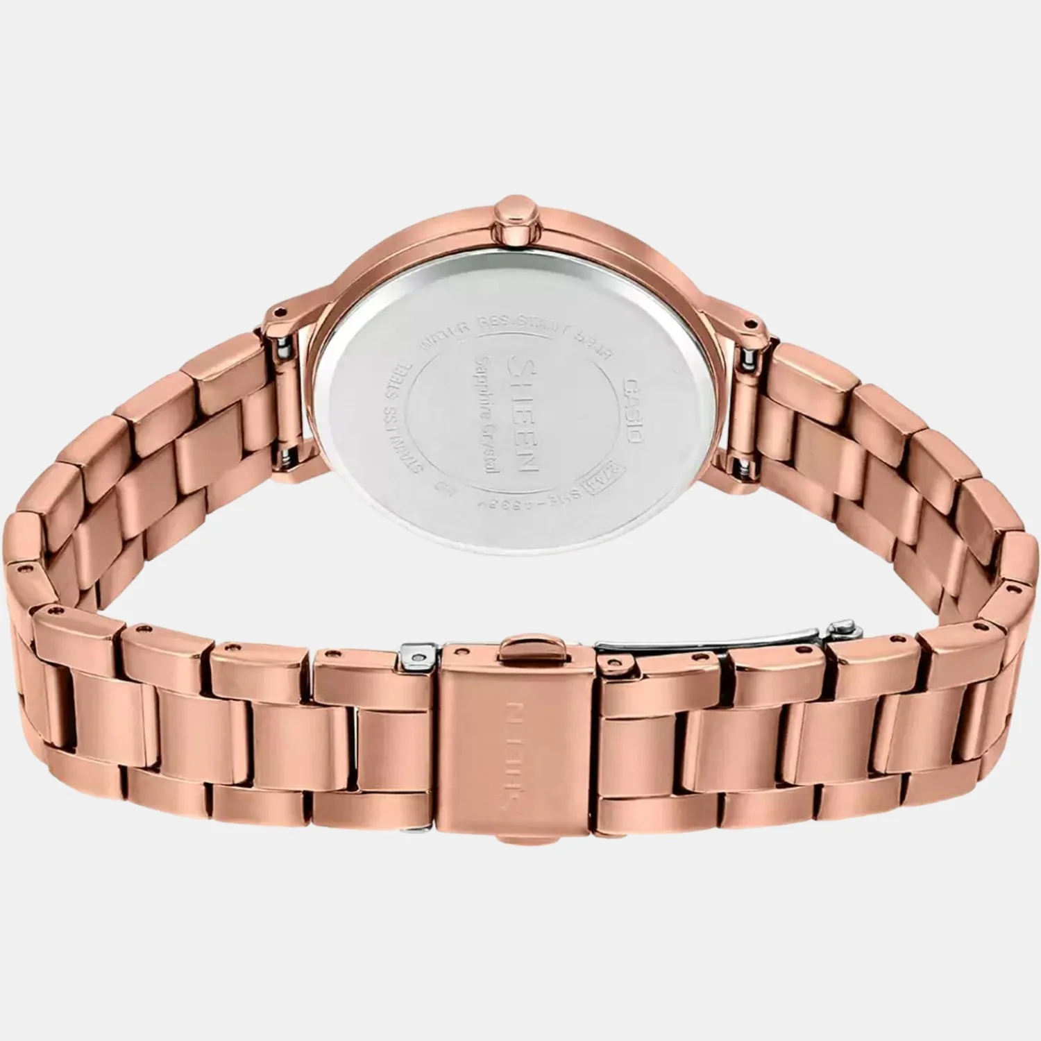 Sheen Women Quartz Blue Dial Analog Stainless Steel Watch SH230 - Image 5