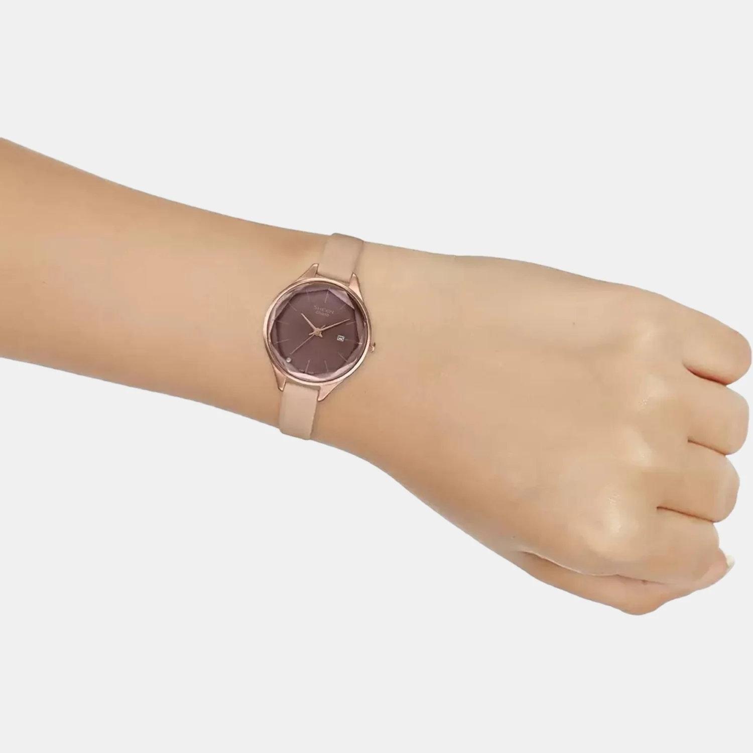 Sheen Women Quartz Brown Dial Analog Leather Watch SH253 - Image 5