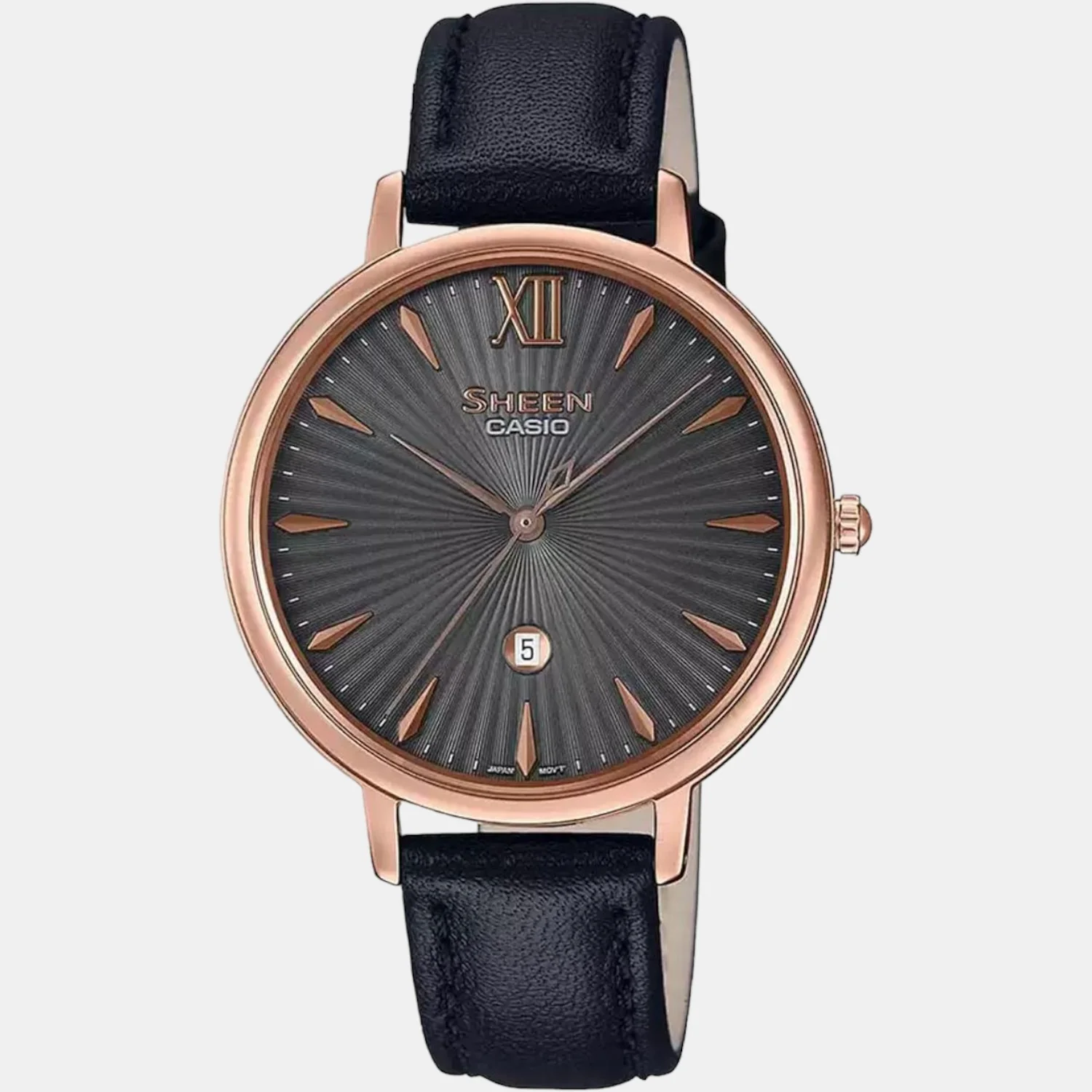 Sheen Women Quartz Grey Dial Analog Leather Watch SH221 - Image 2