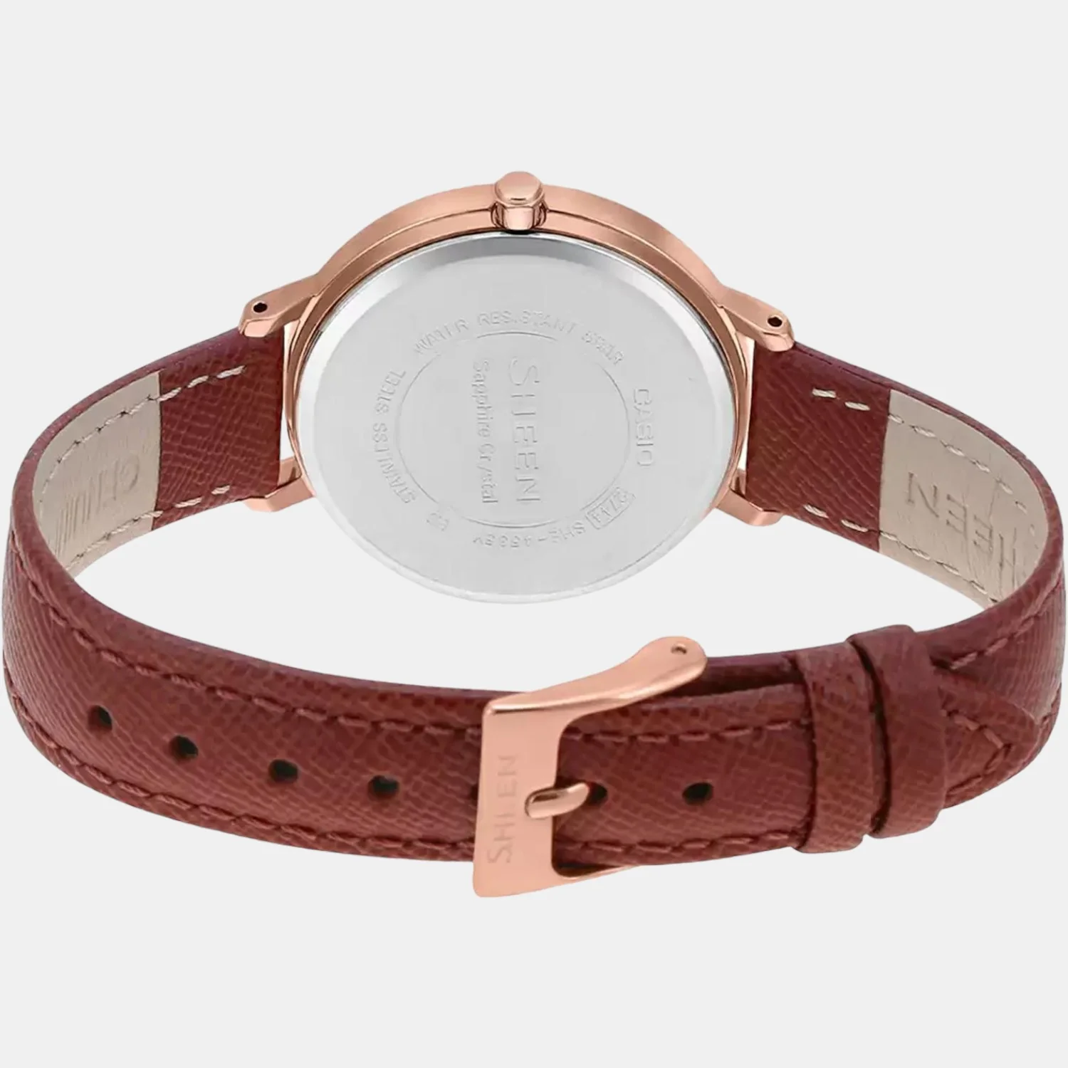 Sheen Women Quartz Beige Dial Analog Leather Watch SH229 - Image 5