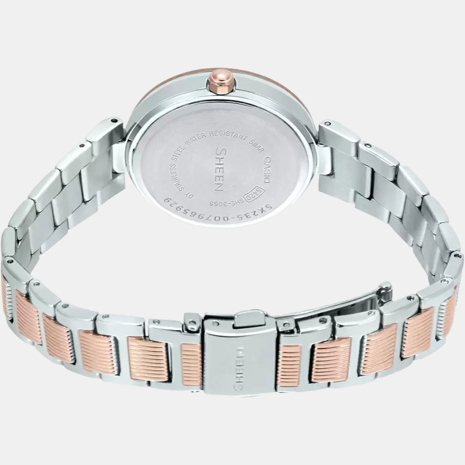 Sheen Women Quartz Rose Gold Dial Analog Stainless Steel Watch SX235 - Image 5