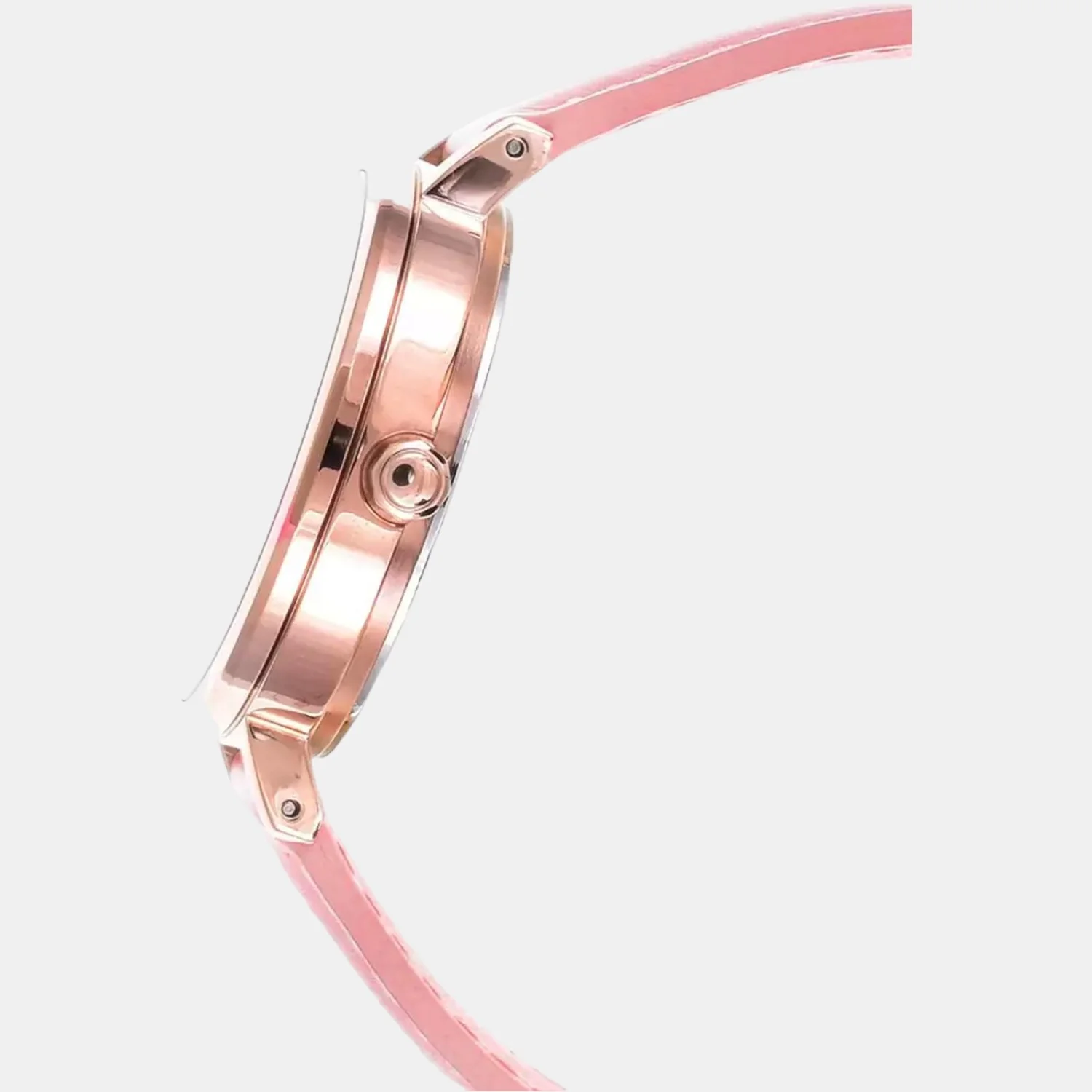 Sheen Women Quartz Pink Dial Analog Leather Watch SX239 - Image 3