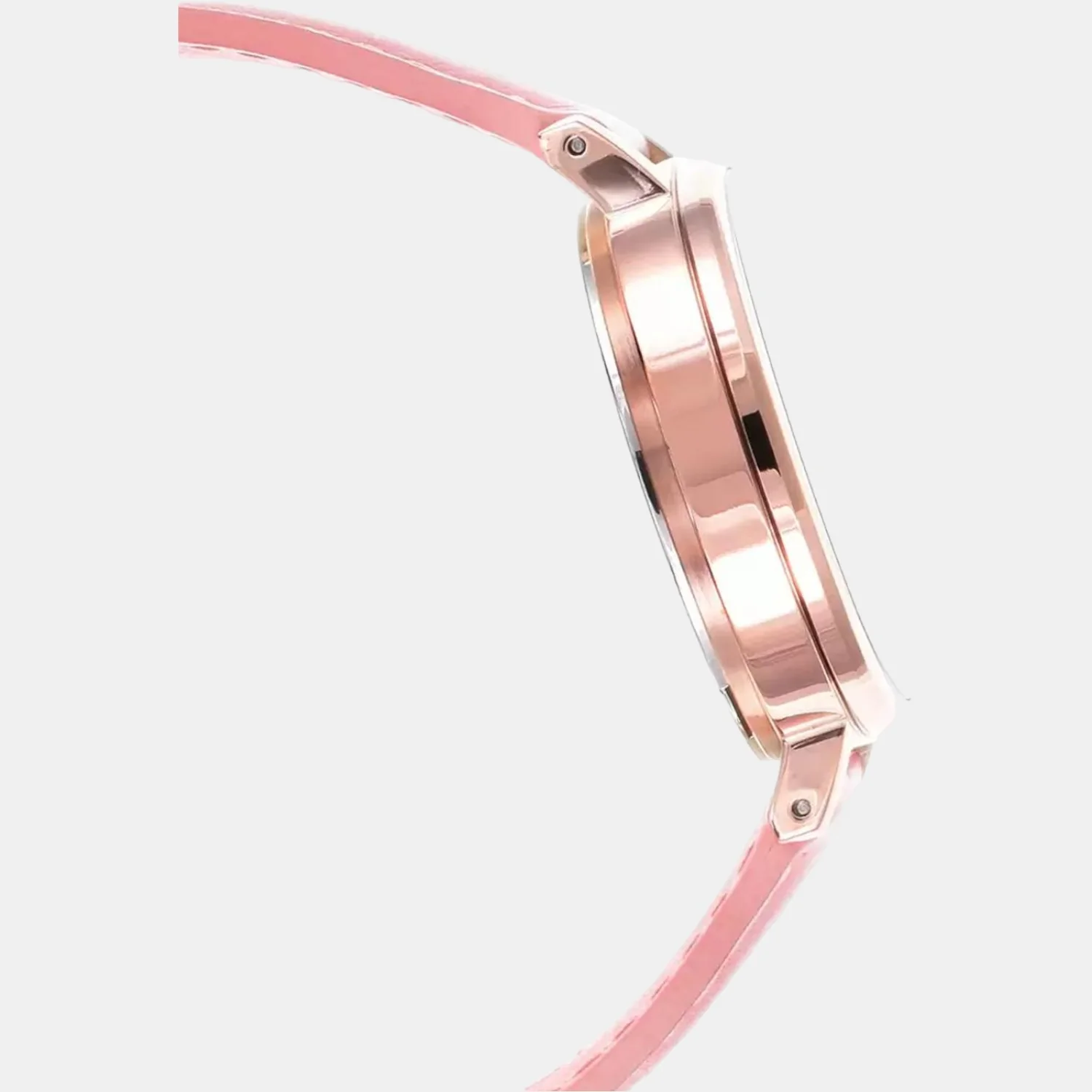 Sheen Women Quartz Pink Dial Analog Leather Watch SX239 - Image 4