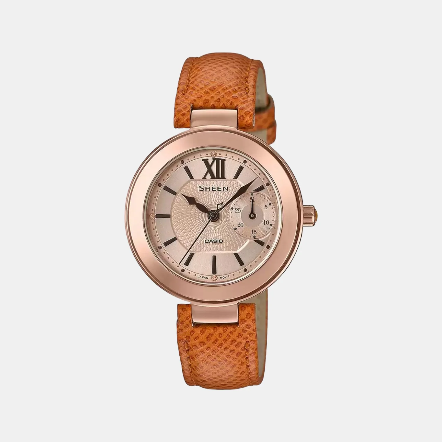 Sheen Women Quartz Rose Gold Dial Chronograph Watch SX216