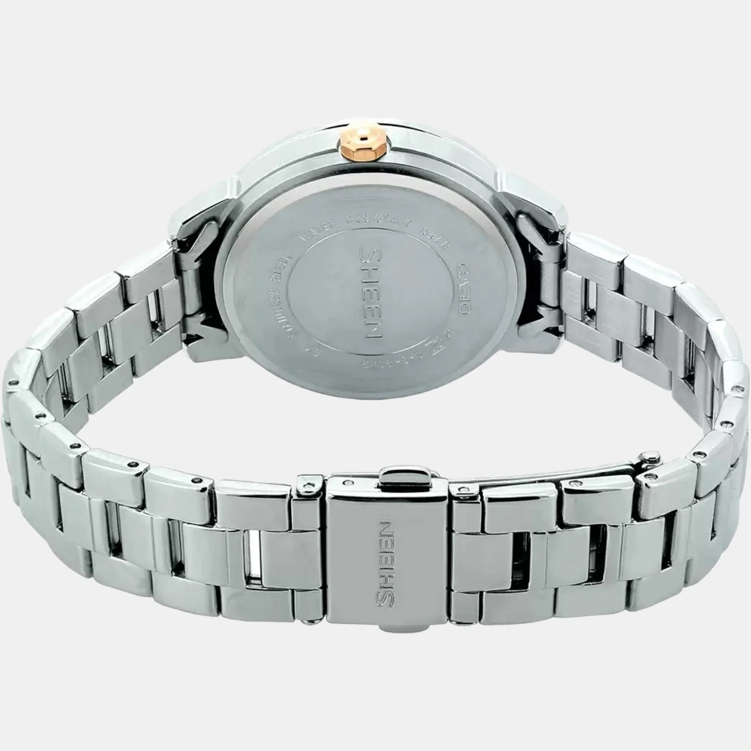 Sheen Women Quartz Rose Gold Dial Chronograph Stainless Steel Watch SX205 - Image 4