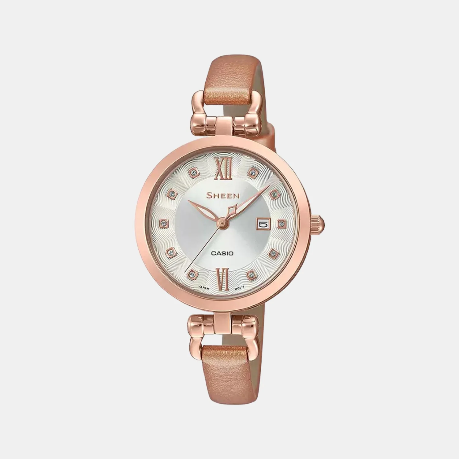 Sheen Women Quartz Silver Dial Analog Watch SX259