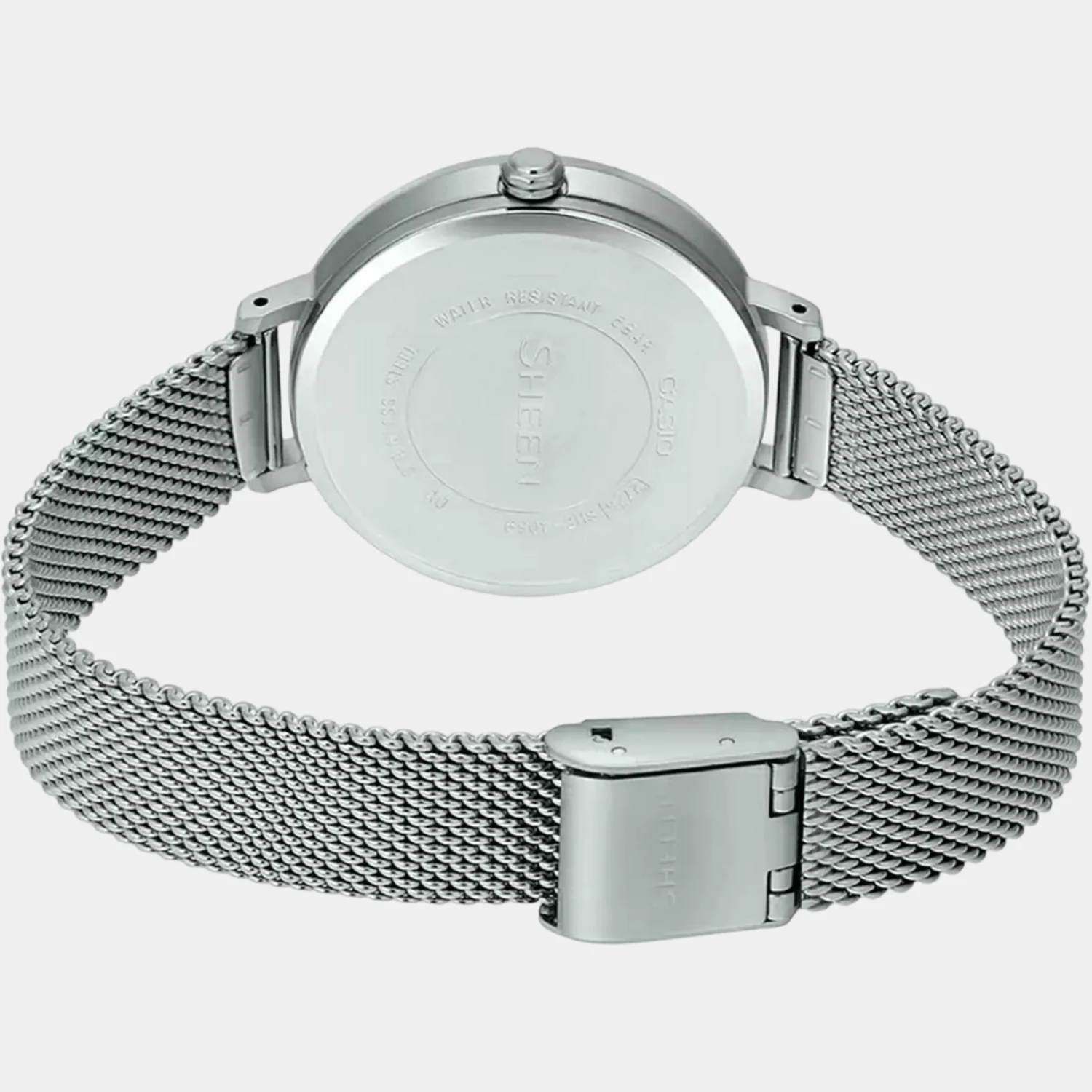 Sheen Women Quartz Silver Dial Analog Mesh Watch SH218 - Image 2