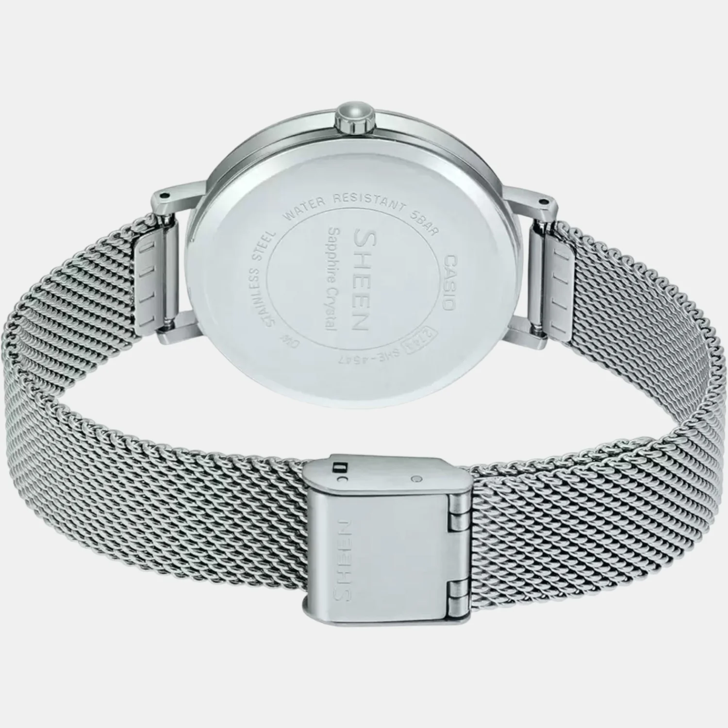 Sheen Women Quartz Silver Dial Analog Stainless Steel Watch SH256 - Image 4