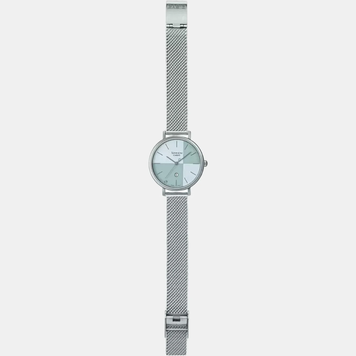 Sheen Women Quartz Silver Dial Analog Stainless Steel Watch SH256 - Image 5