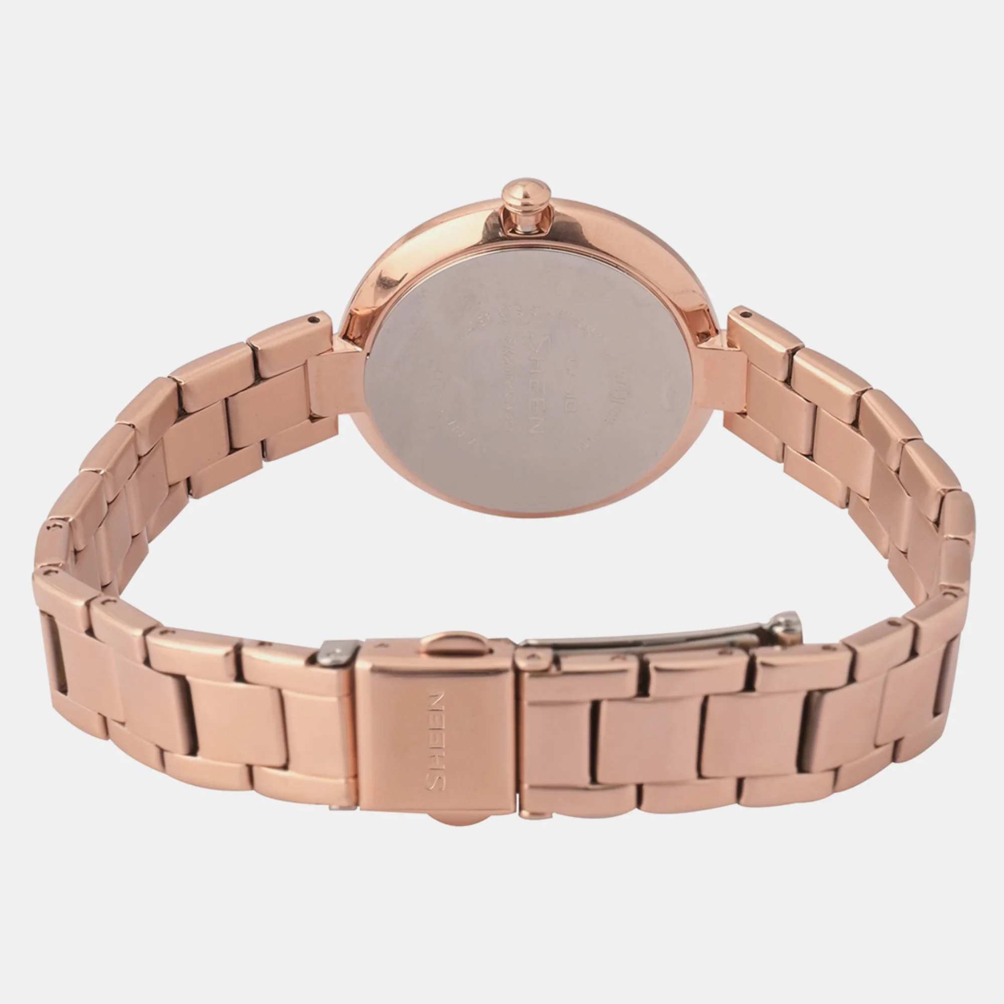 Sheen Women Quartz Silver Dial Analog Stainless Steel Watch SH296 - Image 4