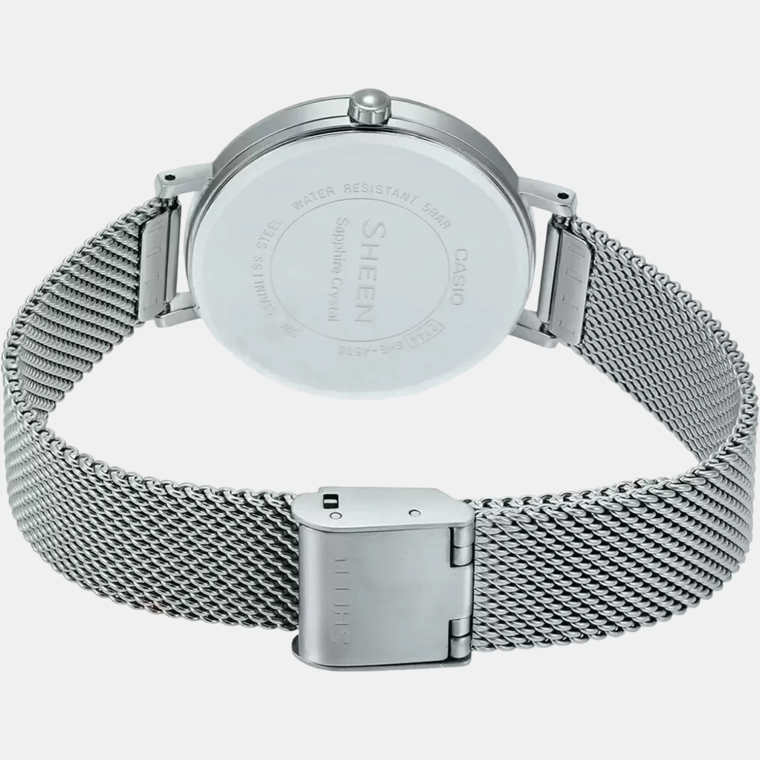 Sheen Women Quartz Silver Dial Analog Stainless Steel Watch SX277 - Image 2