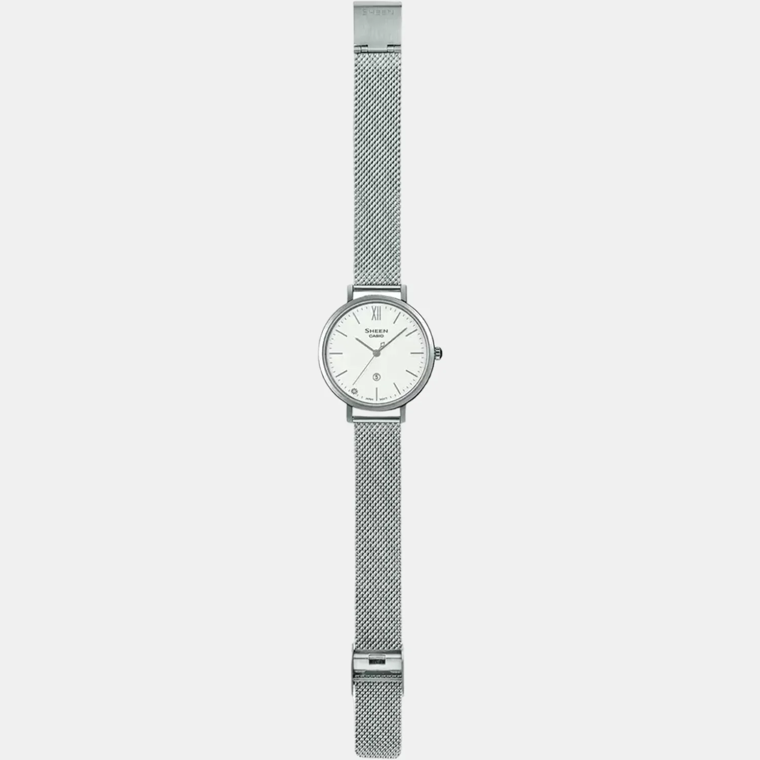 Sheen Women Quartz Silver Dial Analog Stainless Steel Watch SX277 - Image 3
