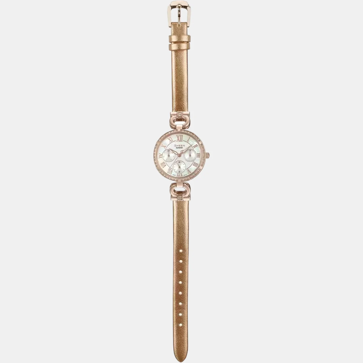 Sheen Women Quartz Mother of Pearl Dial Chronograph Watch SX267 - Image 6