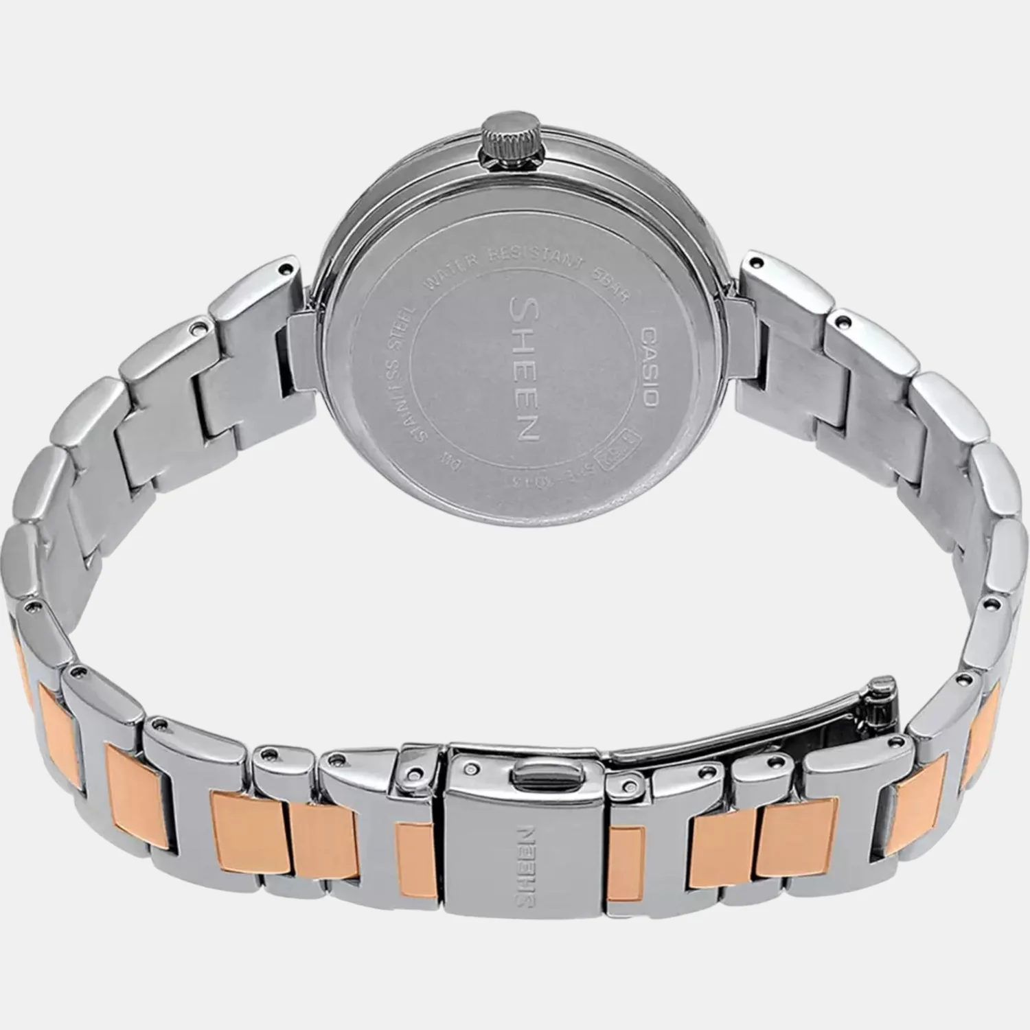 Sheen Women Quartz Silver Dial Chronograph Stainless Steel Watch SX161 - Image 4