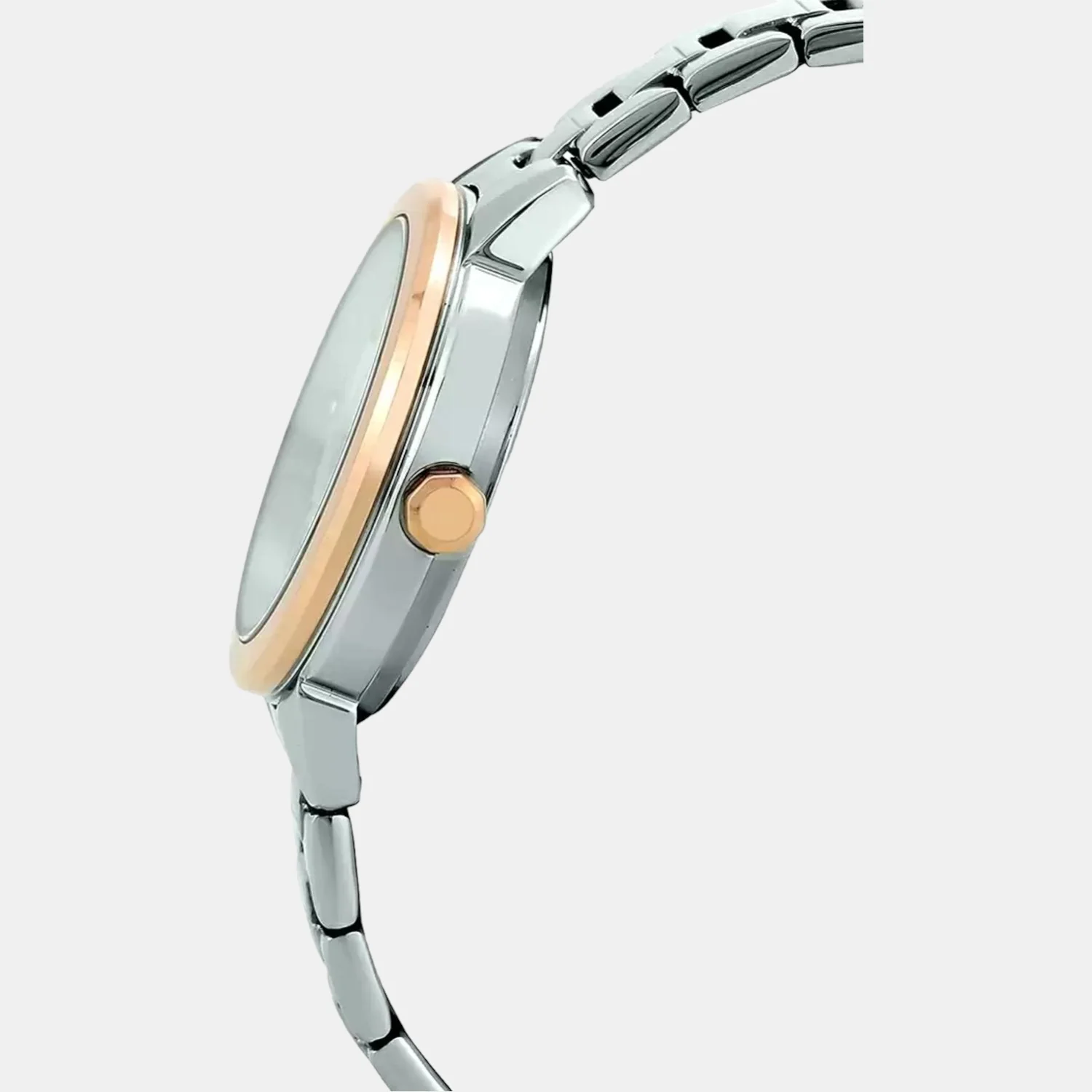 Sheen Women Quartz Silver Dial Chronograph Stainless Steel Watch SX209 - Image 2