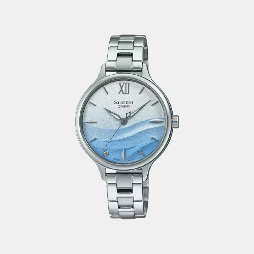 Sheen Women Quartz Dual Tone Dial Analog Stainless Steel Watch SH271