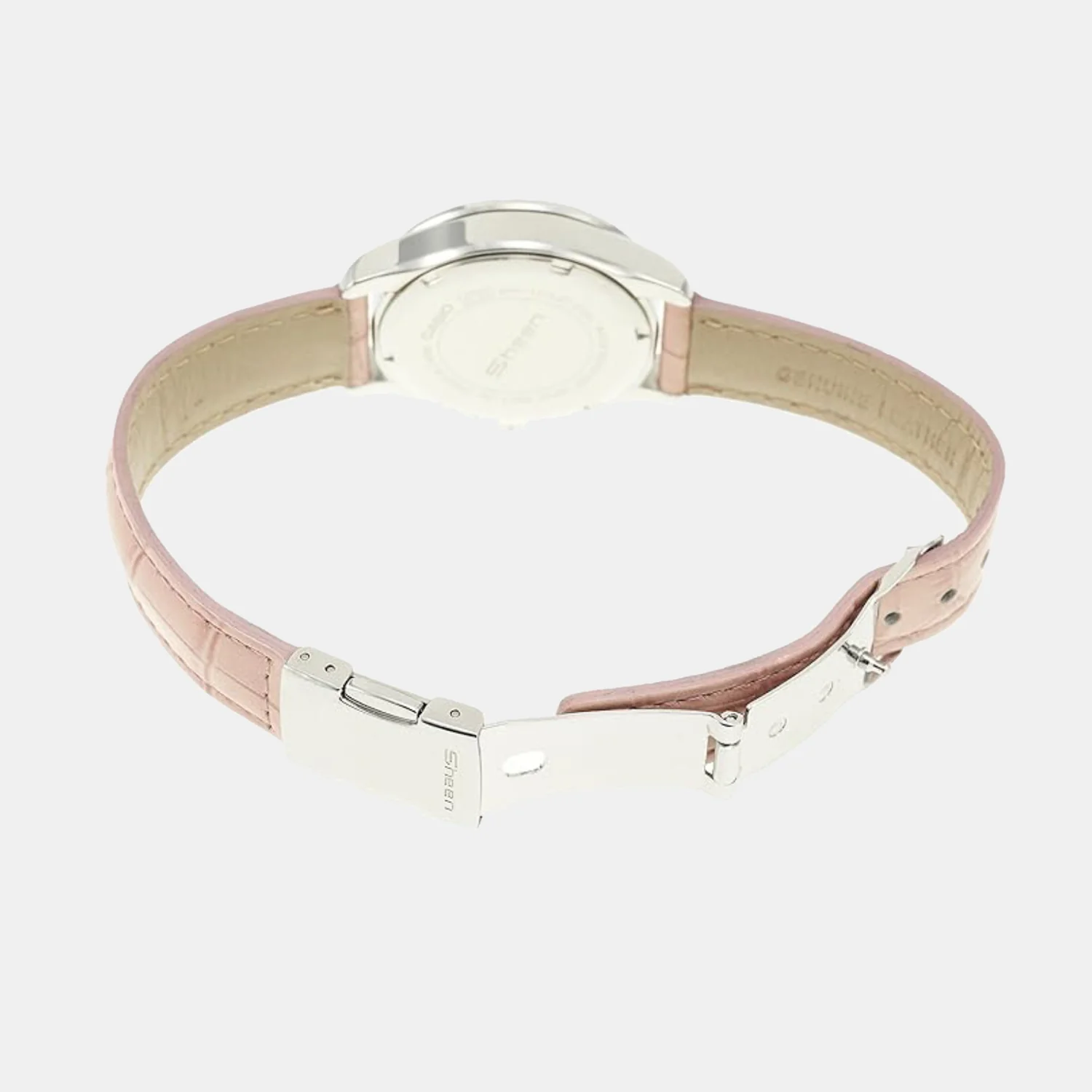 Sheen Women Quartz White Dial Multi-Function Leather Watch SH166 - Image 3