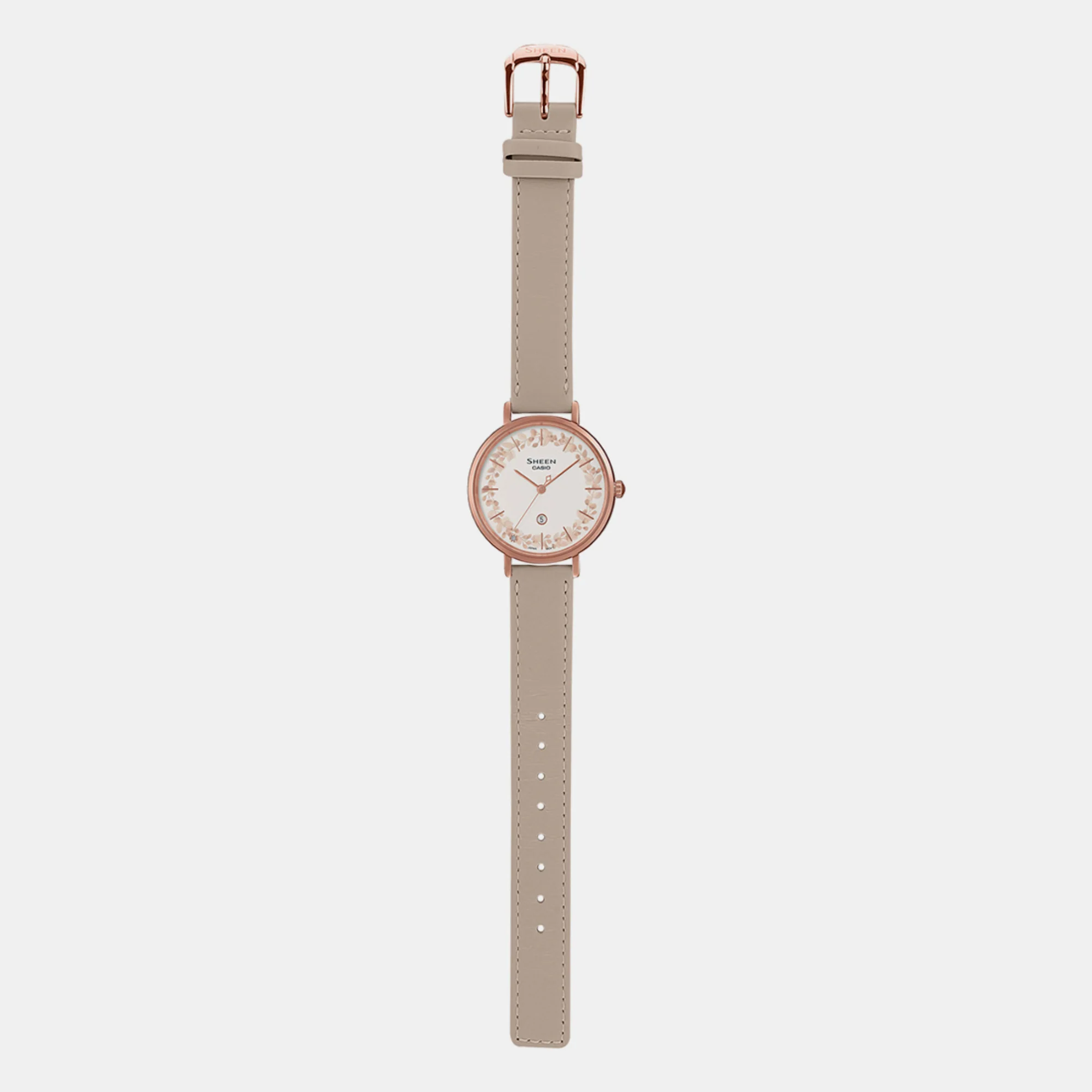 Sheen Women Quartz White Dial Analog Leather Watch SH285 - Image 6