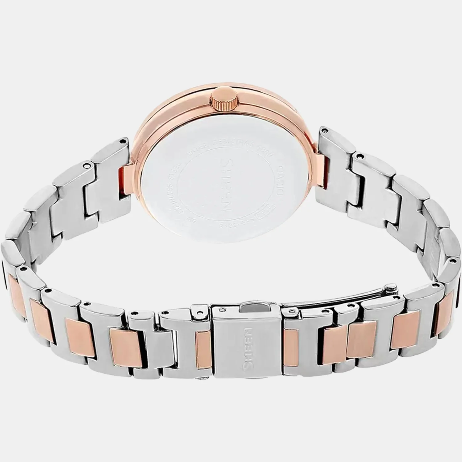 Sheen Women Quartz White Dial Chronograph Stainless Steel Watch SH196 - Image 5