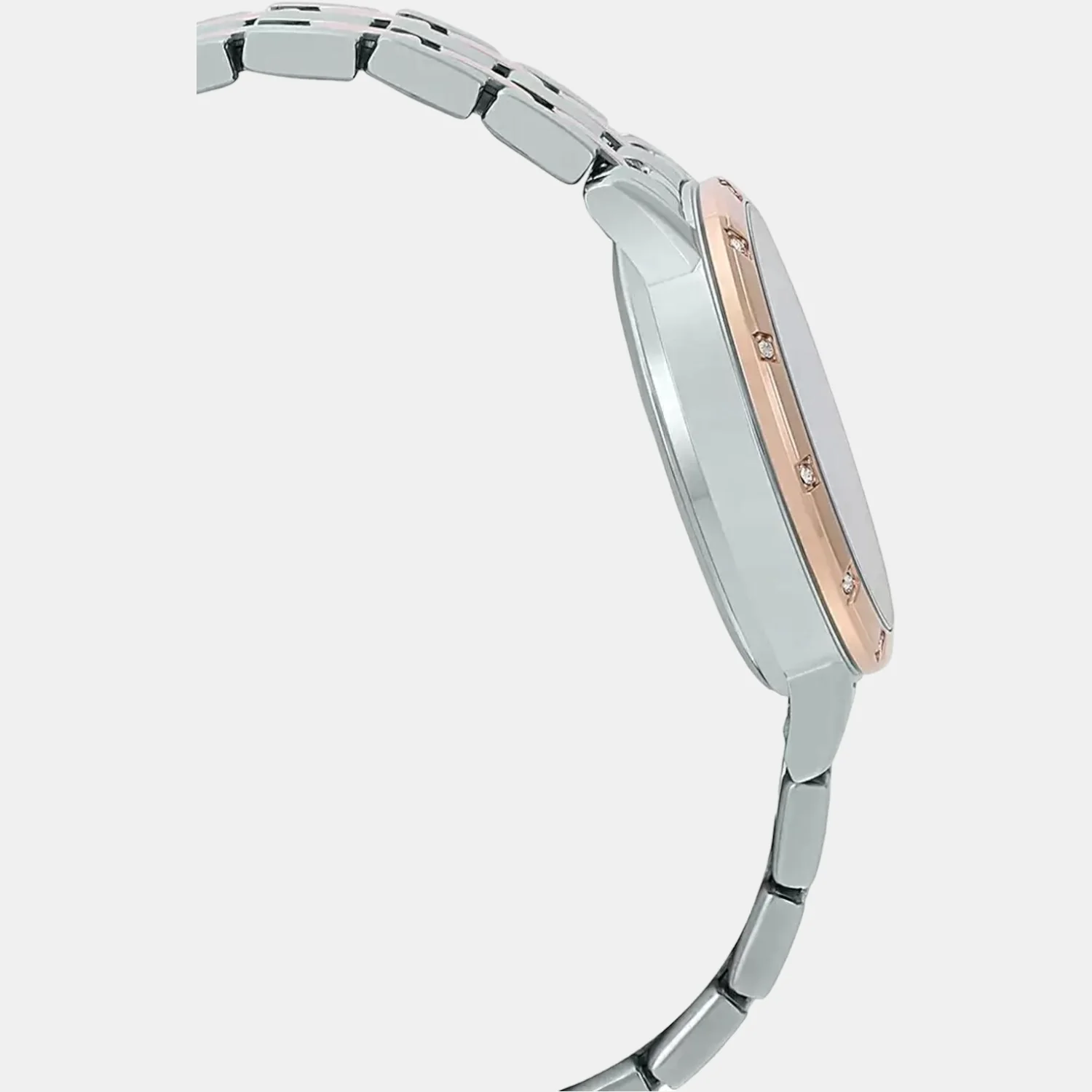 Sheen Women Quartz White Dial Chronograph Stainless Steel Watch SX229 - Image 4