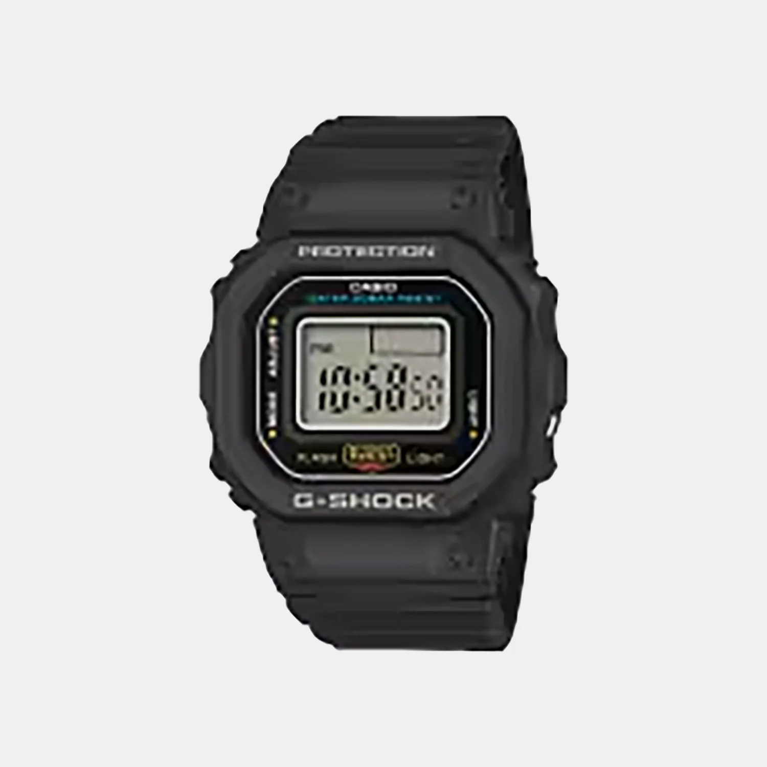 Unisex Quartz Black Dial Digital Resin Watch G1749