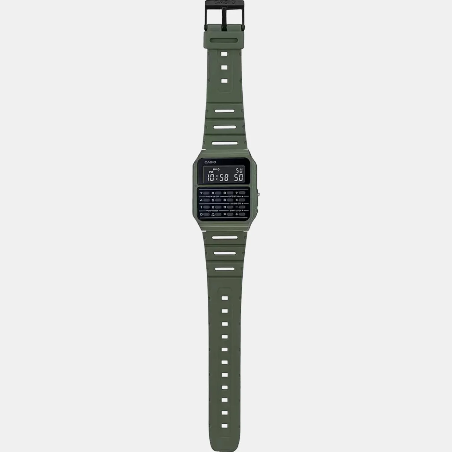 Vintage Men Quartz Black Dial Digital Resin Watch D210 - Image 6