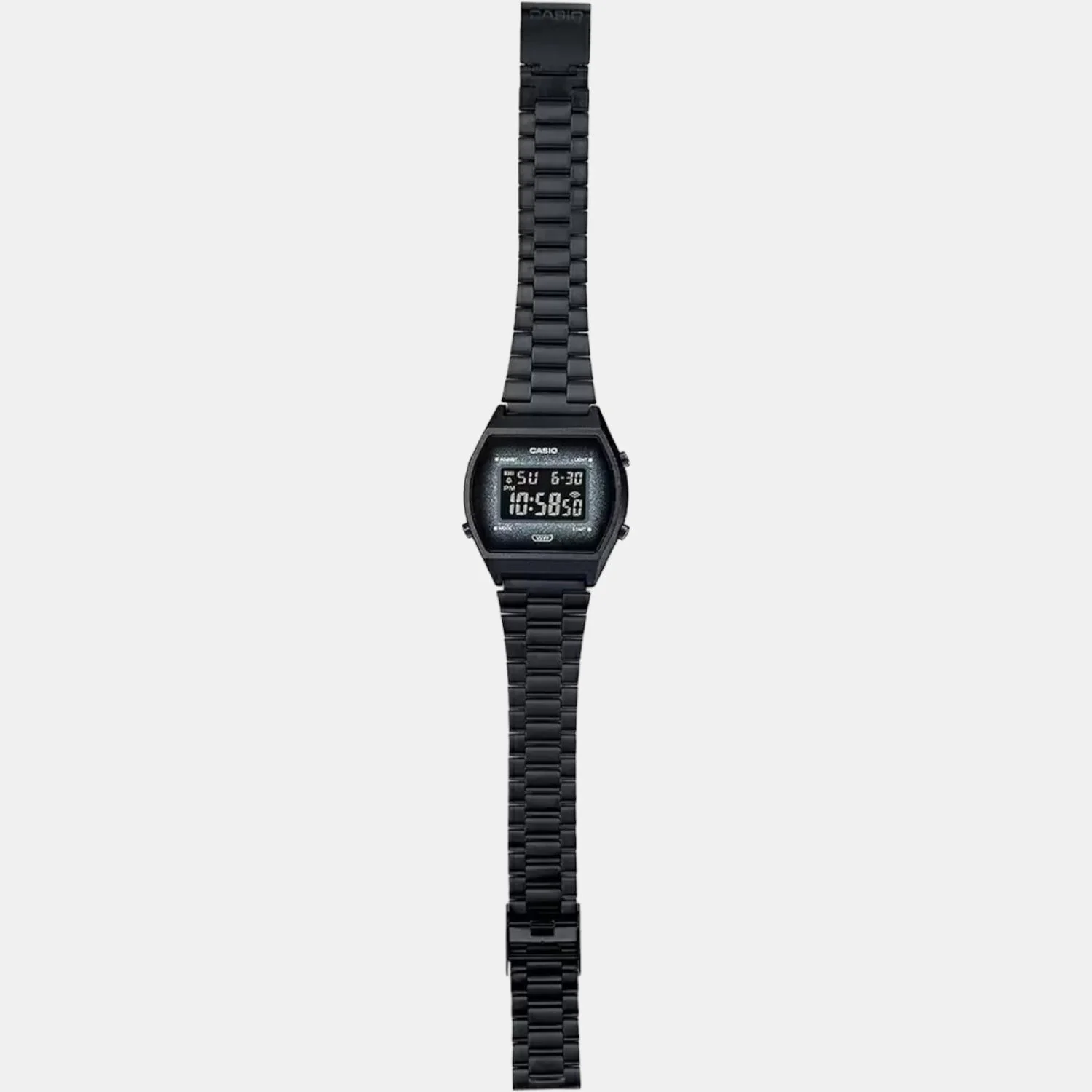 Vintage Unisex Quartz Black Dial Digital Stainless Steel Watch D185 - Image 6